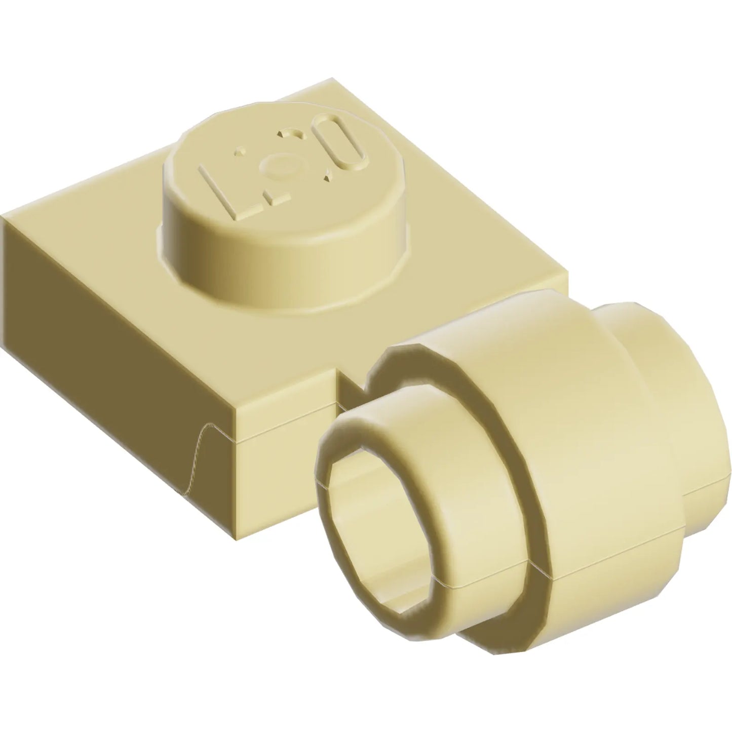 Part 4081b - Plate, Modified 1 x 1 with Light Attachment - Thick Ring