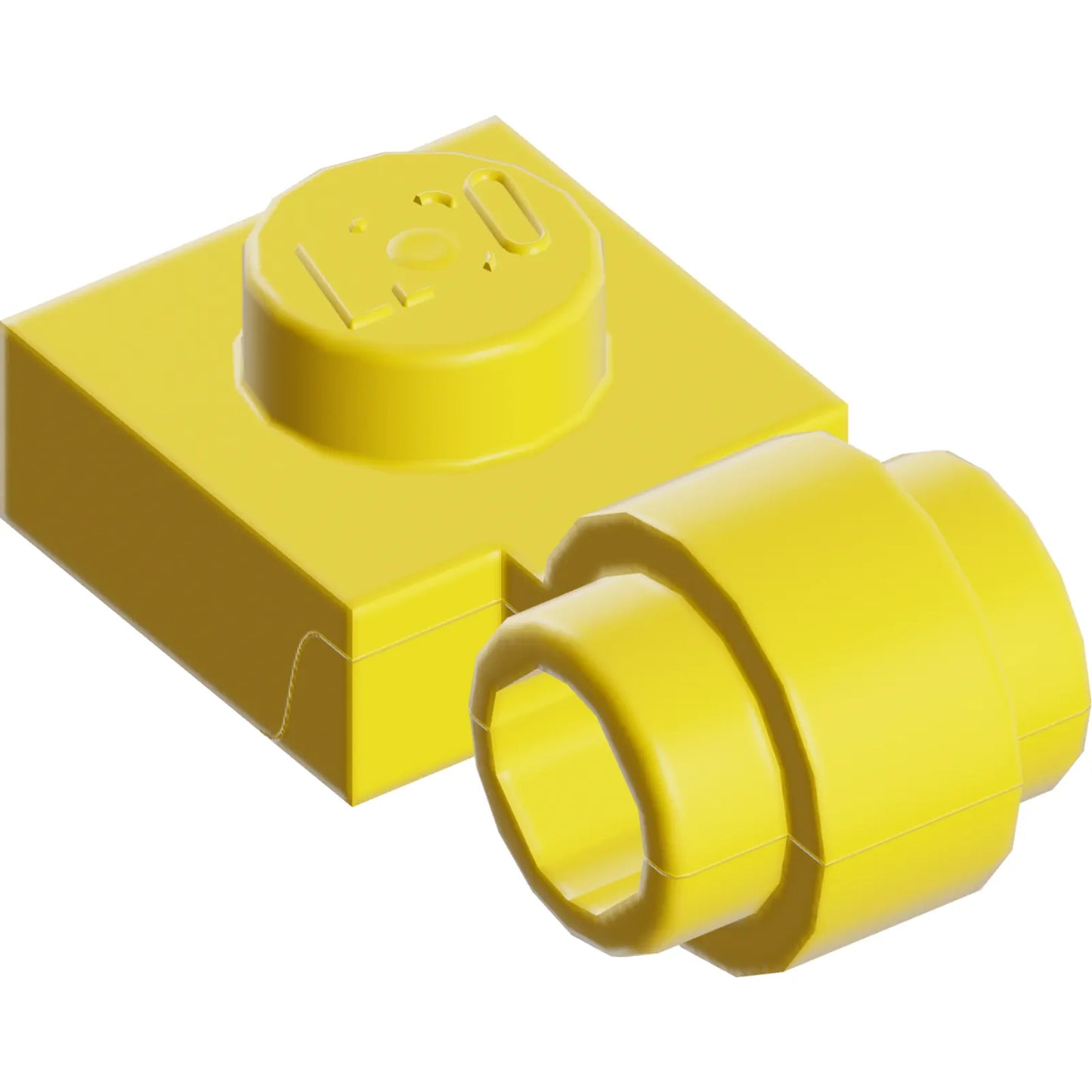 Part 4081b - Plate, Modified 1 x 1 with Light Attachment - Thick Ring