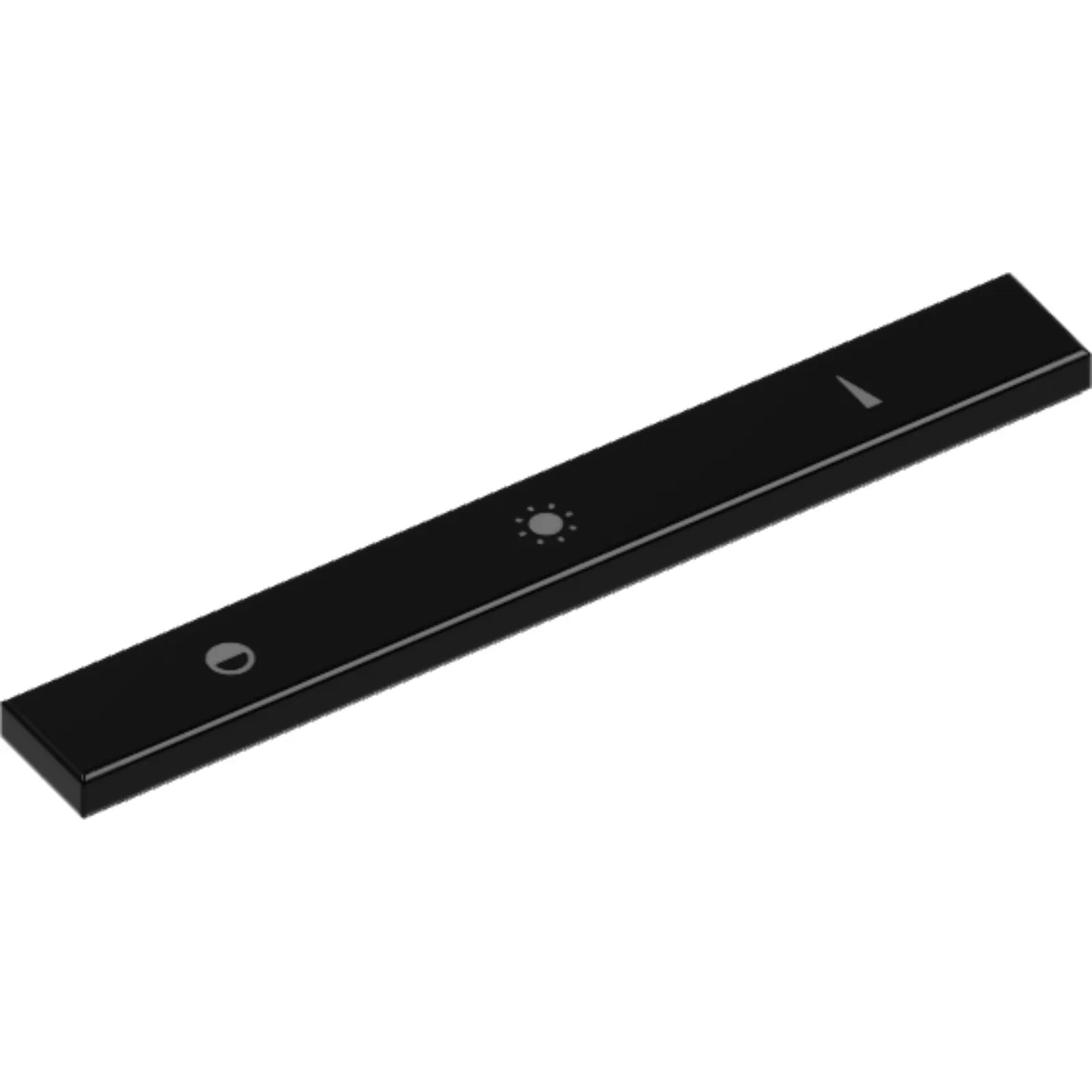 Part 4162pb226 - Tile 1 x 8 with TV Panel Contrast, Brightness, and Volume Control Symbols Pattern