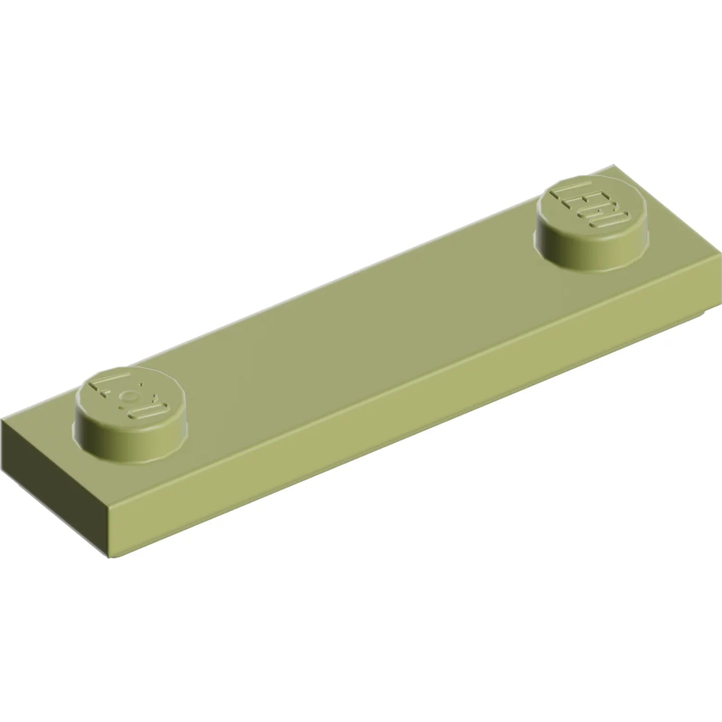 Teil 41740 - Platte, modifiziert 1 x 4 mit 2 Bolzen mit Nut