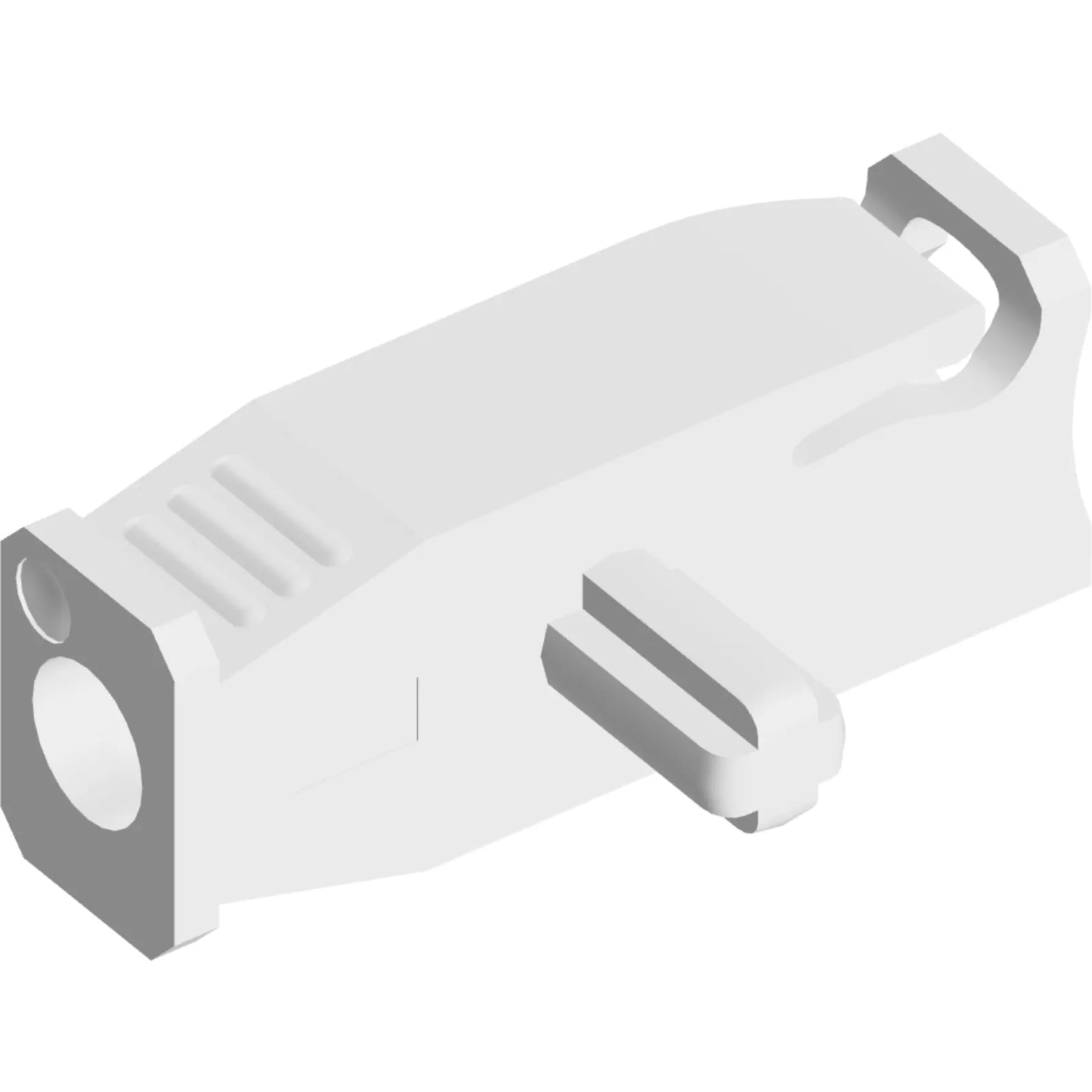 Part 41812 - Projectile Launcher, 4 x 2 x 1 with Bottom Axle (For 1 x 1 Round Tiles)