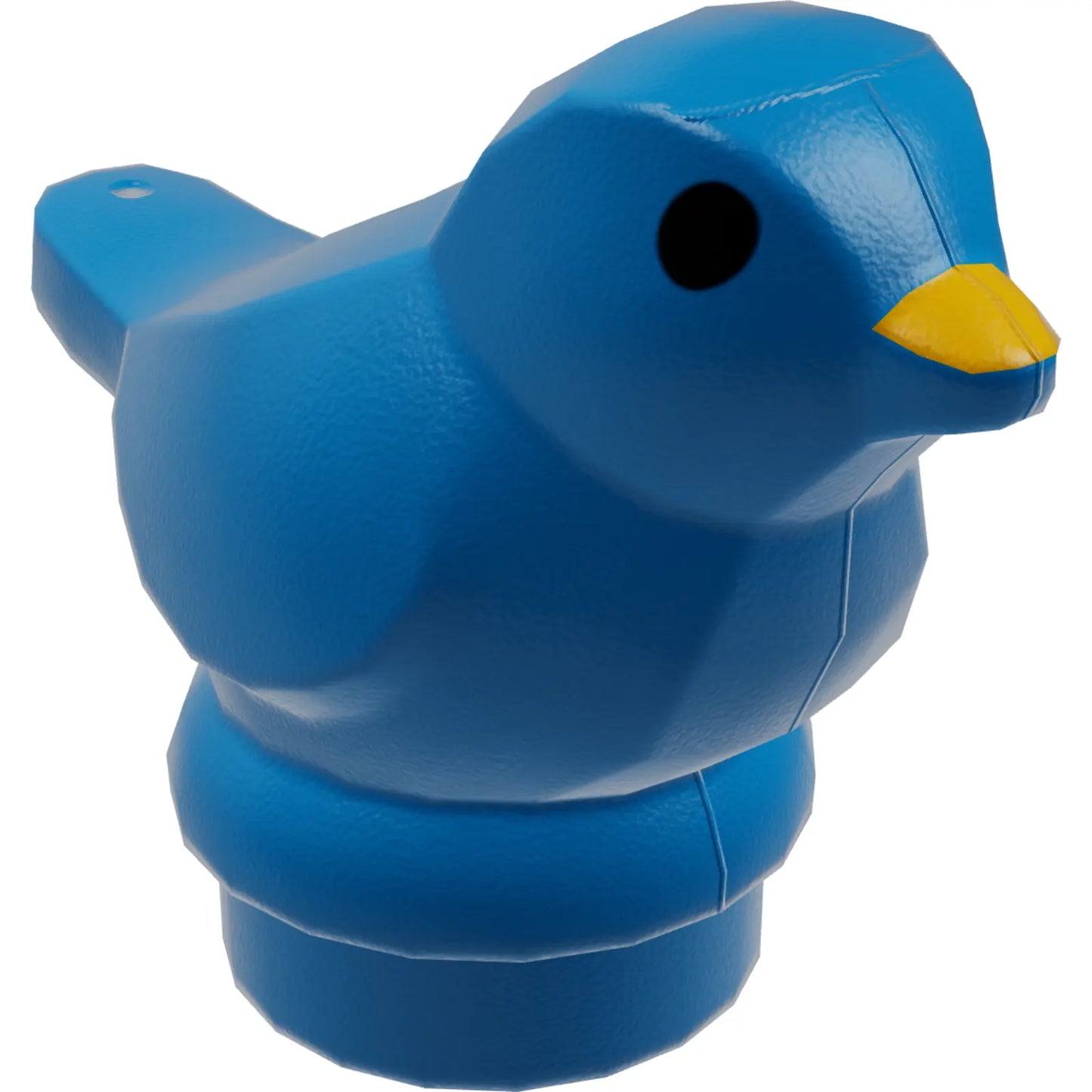 Part 41835pb01 - Bird, Small with Black Eyes and Bright Light Orange Beak Pattern