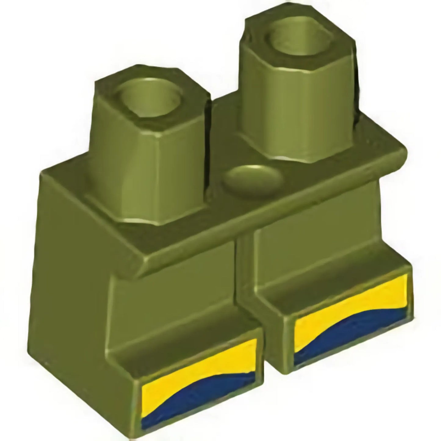 Part 41879pb030 - Legs Short with Yellow and Dark Blue Shoes Pattern