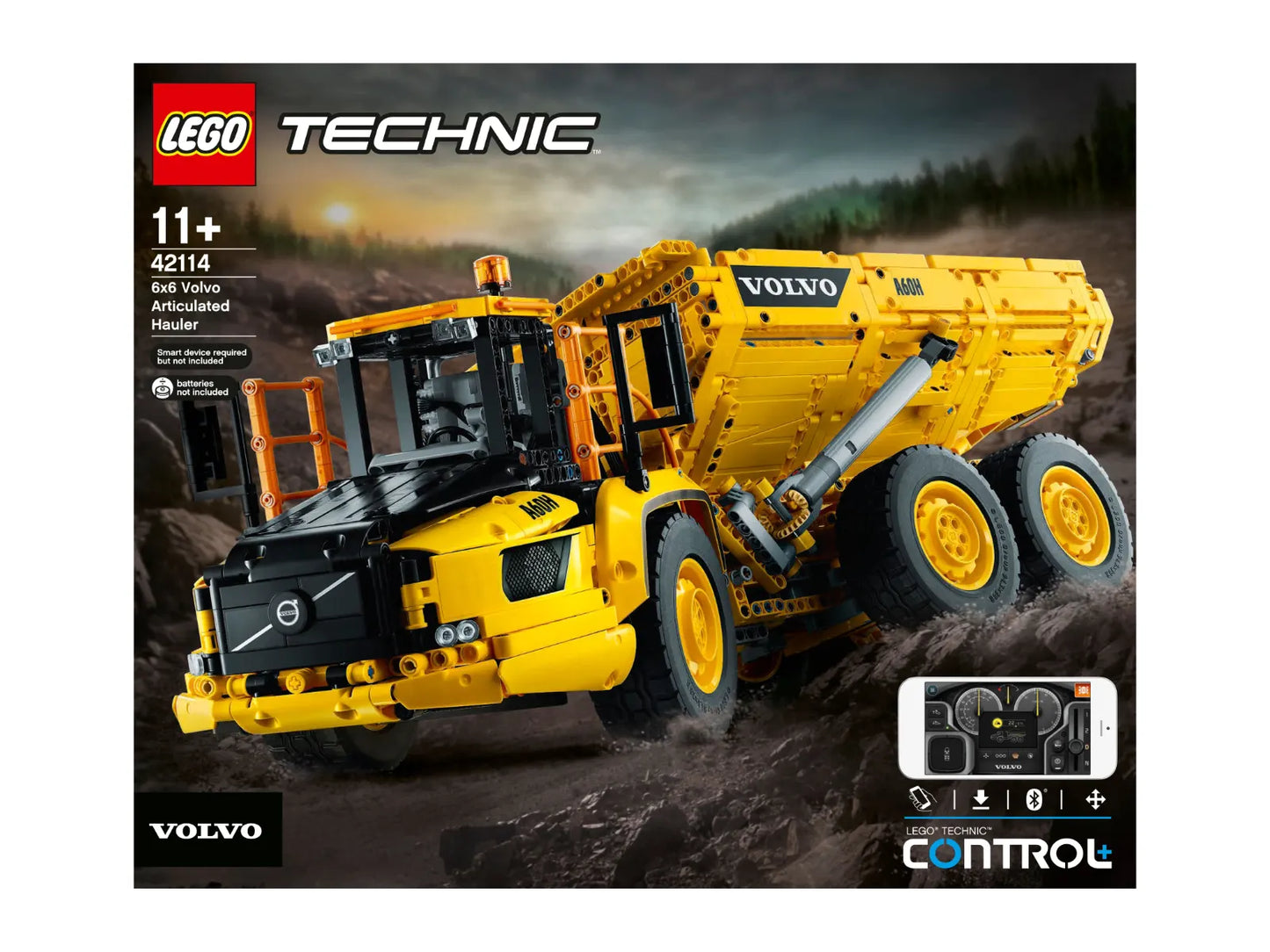 Anleitung 42114-1 - 6x6 Volvo-Knickgelenkter Dumper