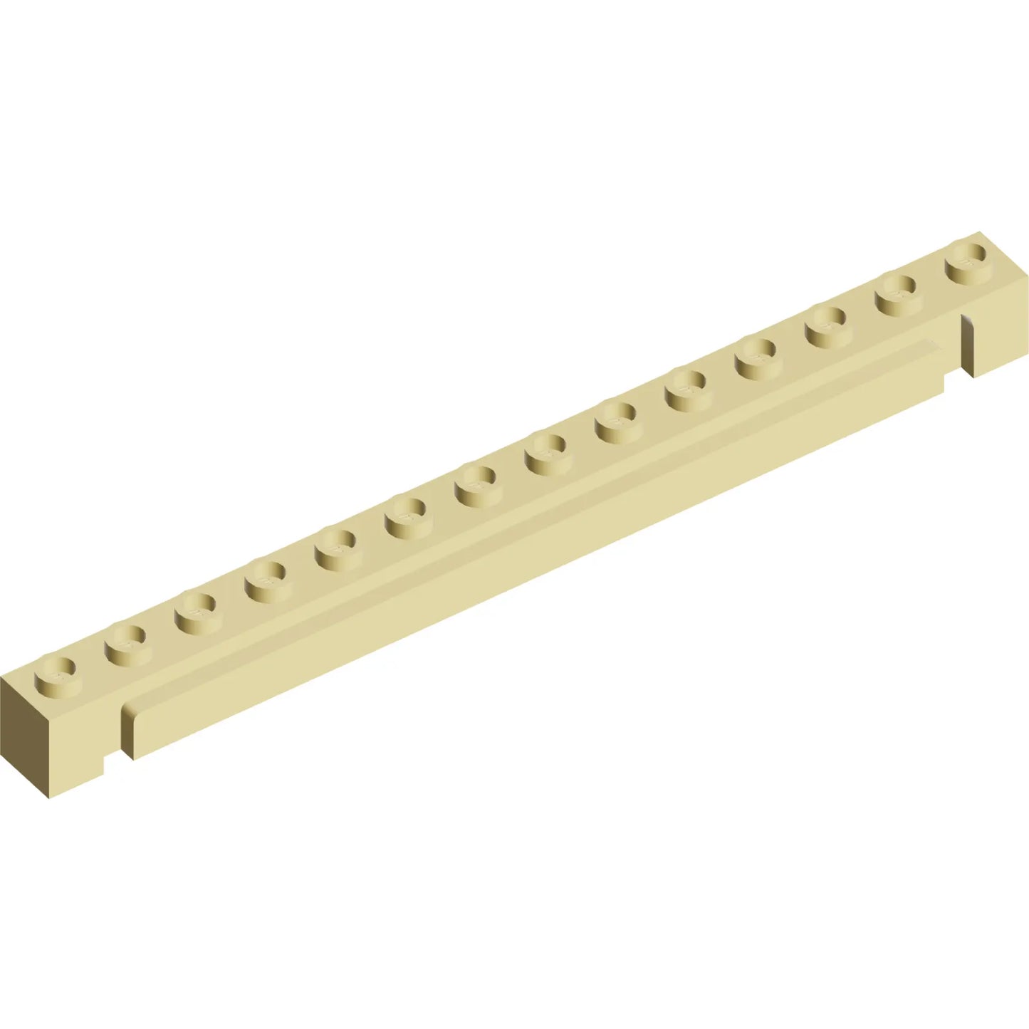 Part 4217 - Brick, Modified 1 x 14 with Channel