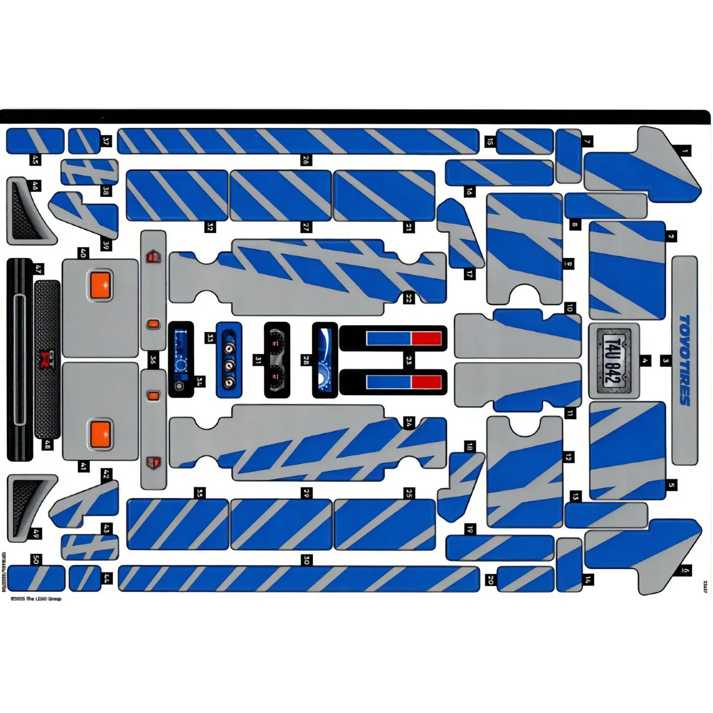 Part 42210stk01 - Sticker Sheet for Set 42210 - (10110654/6522706)