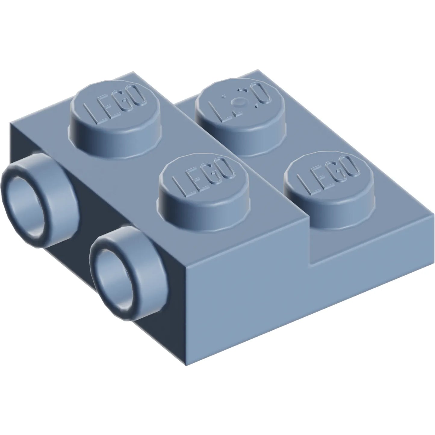 Part 4304 - Plate, Modified 2 x 2 x 2/3 with 2 Studs on Side - Hollow Bottom Tube