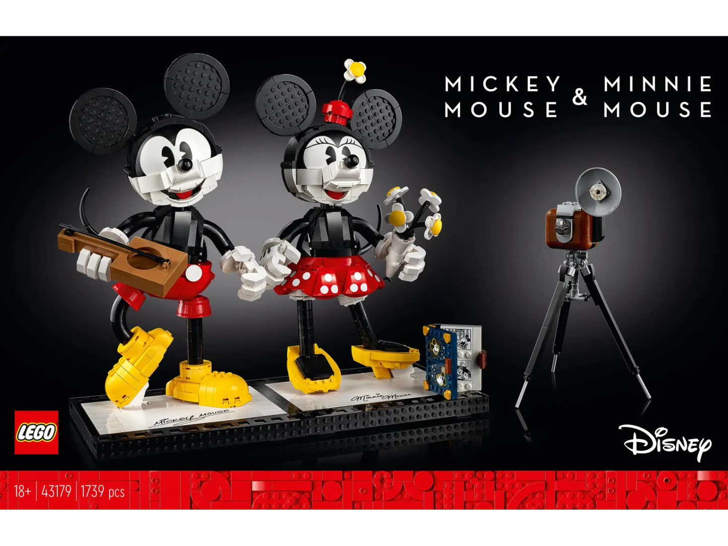 Instruction 43179-1 - Mickey Mouse & Minnie Mouse