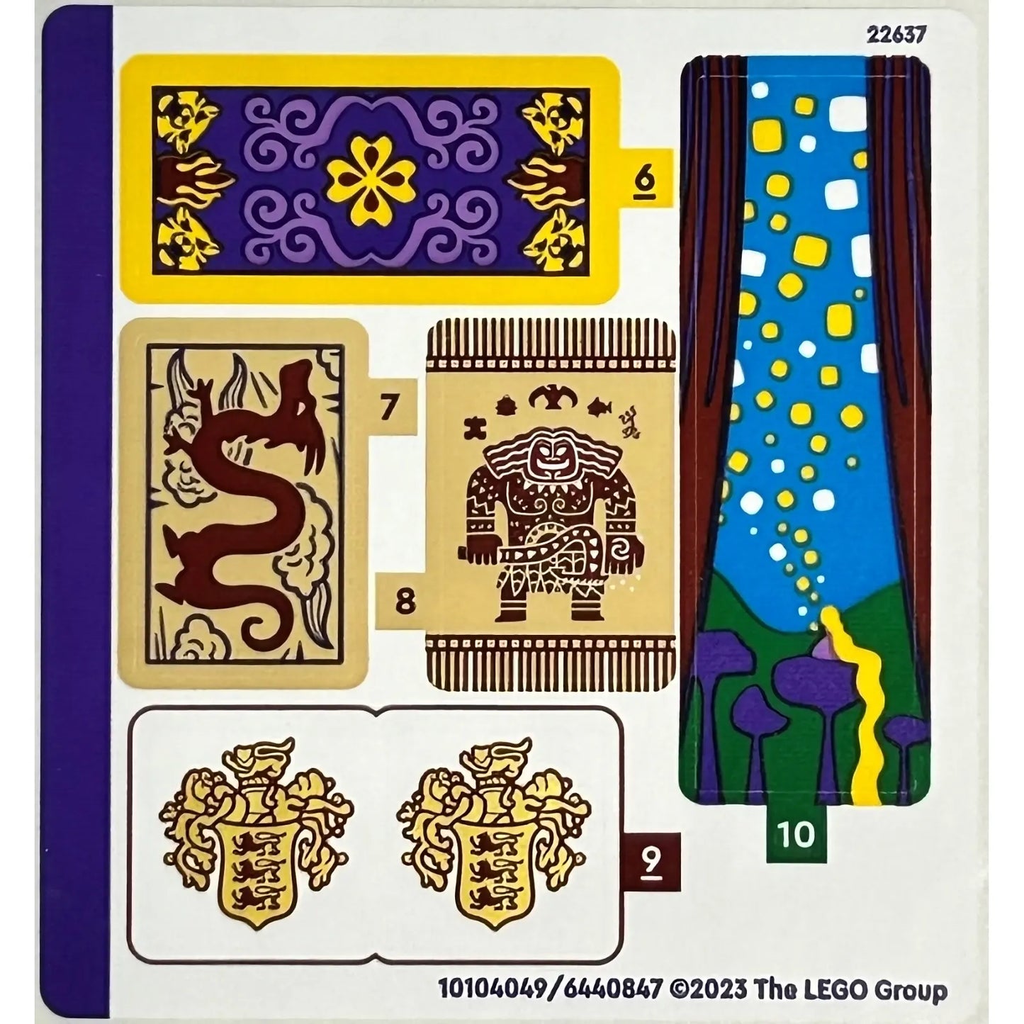 Part 43222stk02 - Sticker Sheet for Set 43222, Sheet 2 - (10104049/6440847)