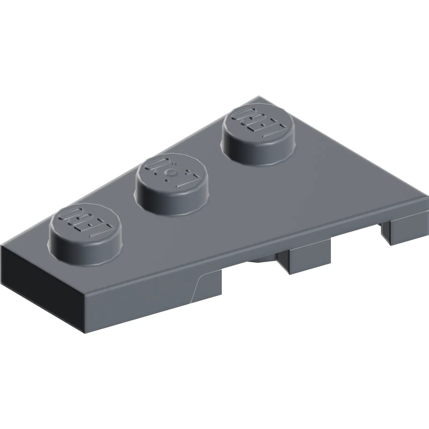 Teil 43723 - Keil, Platte 3 x 2 links