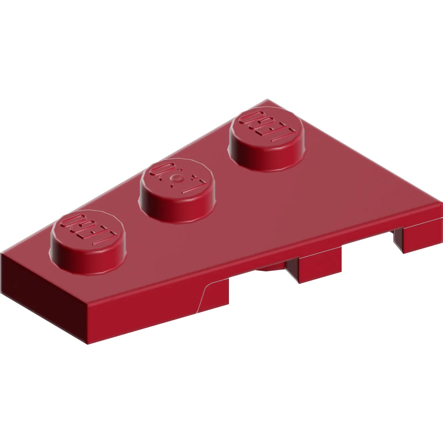 Teil 43723 - Keil, Platte 3 x 2 links