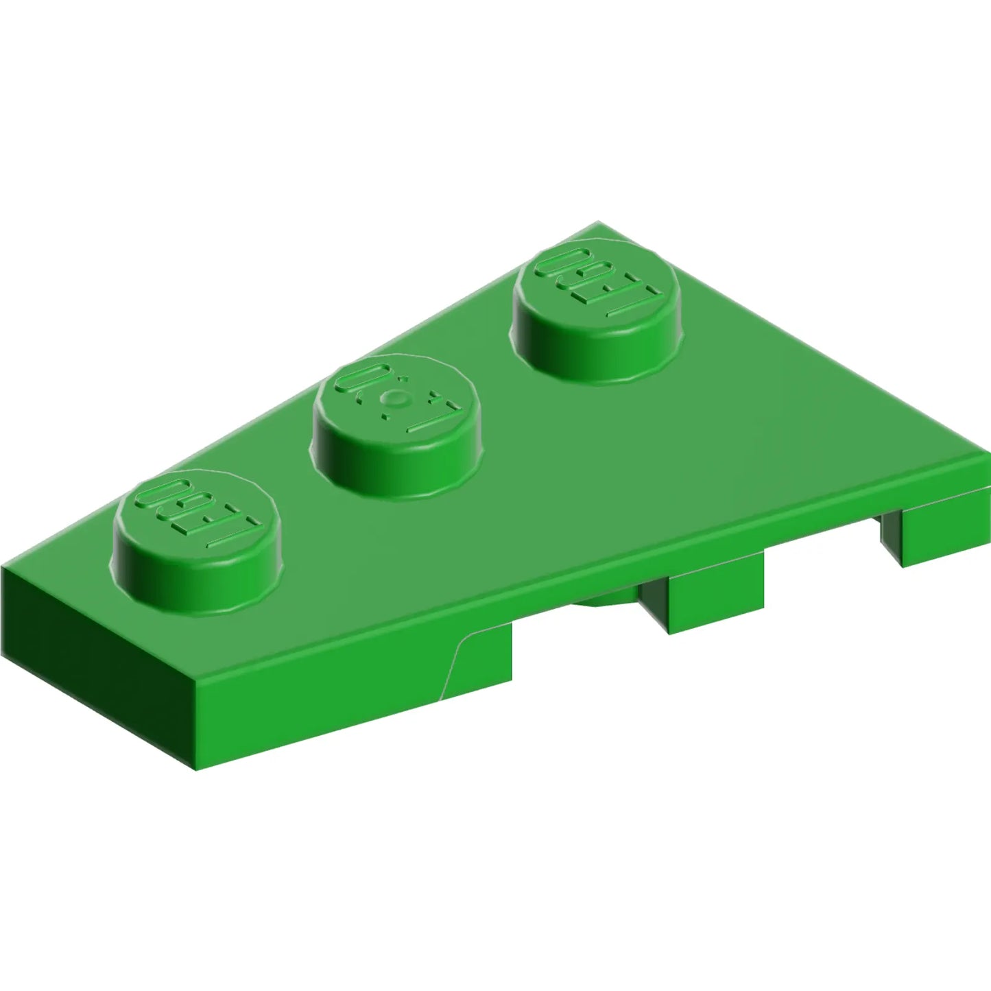 Teil 43723 - Keil, Platte 3 x 2 links