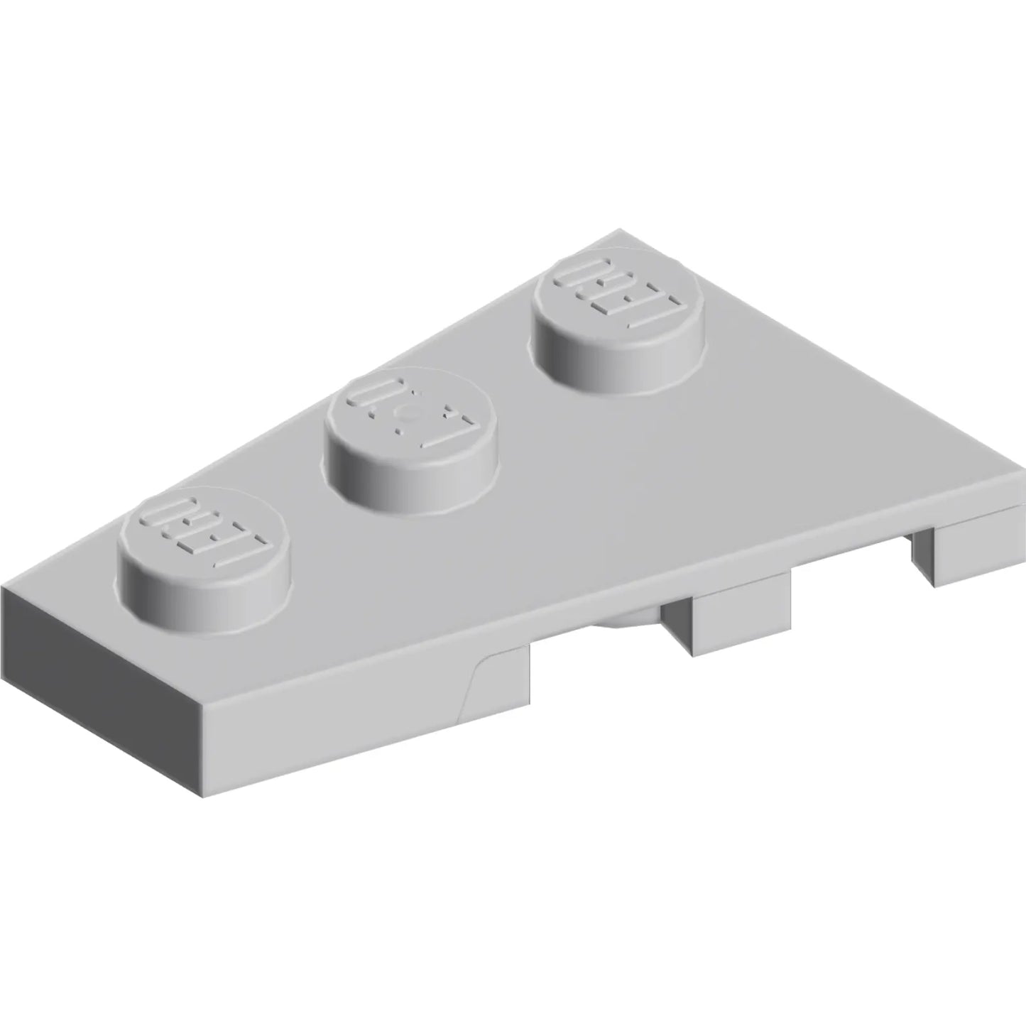 Teil 43723 - Keil, Platte 3 x 2 links