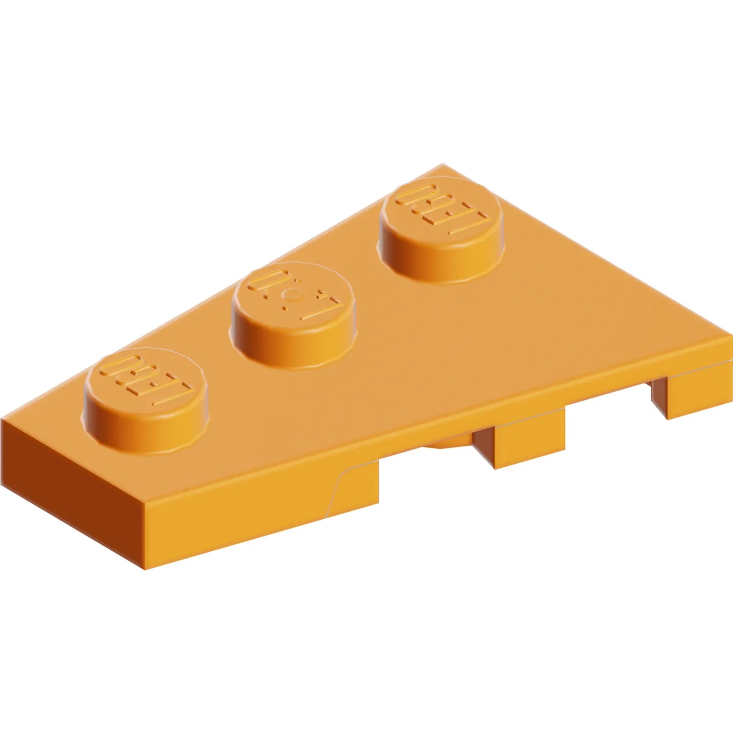 Teil 43723 - Keil, Platte 3 x 2 links