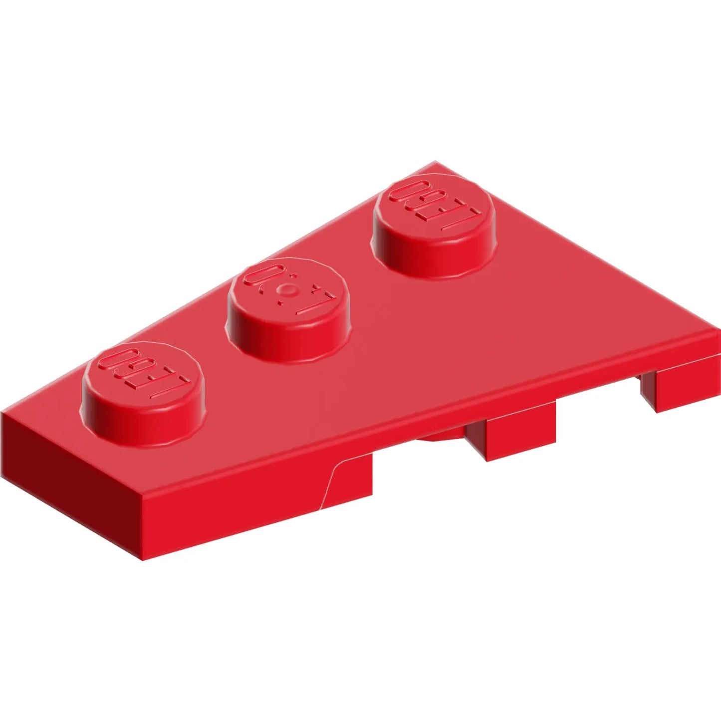 Teil 43723 - Keil, Platte 3 x 2 links