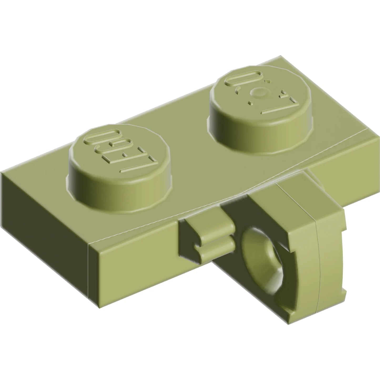 Part 44567b - Hinge Plate 1 x 2 Locking with 1 Finger on Side without Bottom Groove