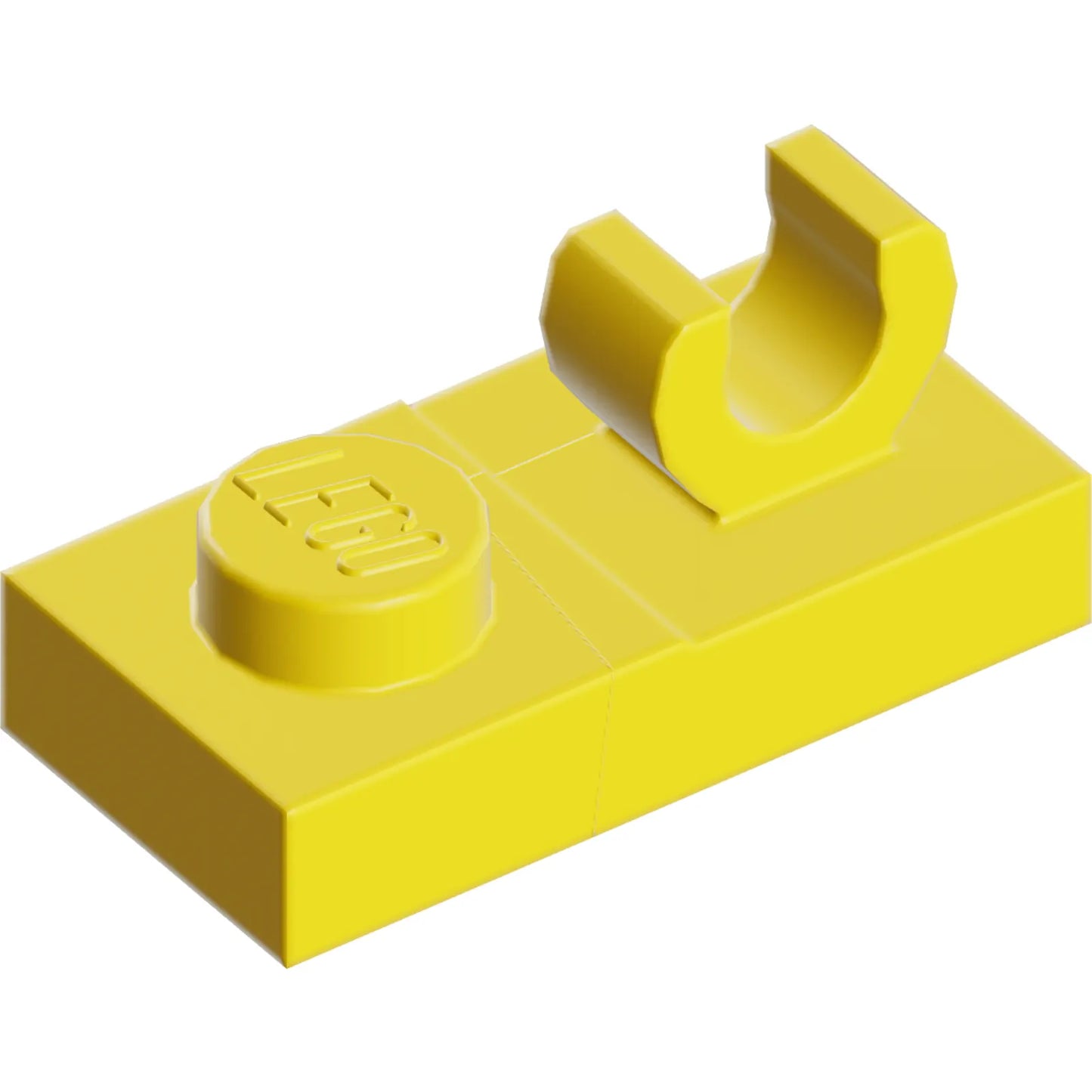 Part 44861 - Plate, Modified 1 x 2 with Open O Clip on Top