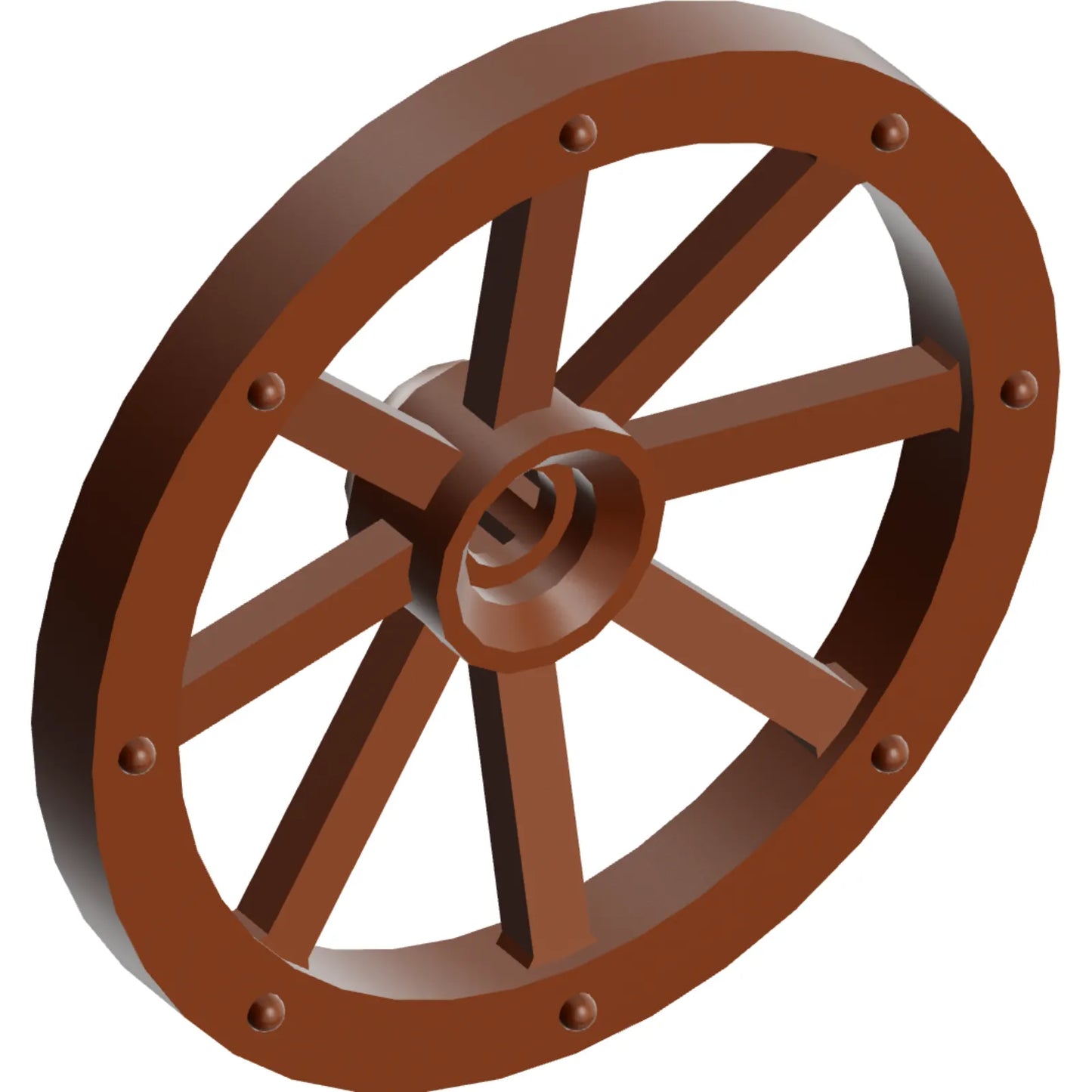 Part 4489b - Wheel Wagon Large 33mm D., Hole Notched for Wheels Holder Pin