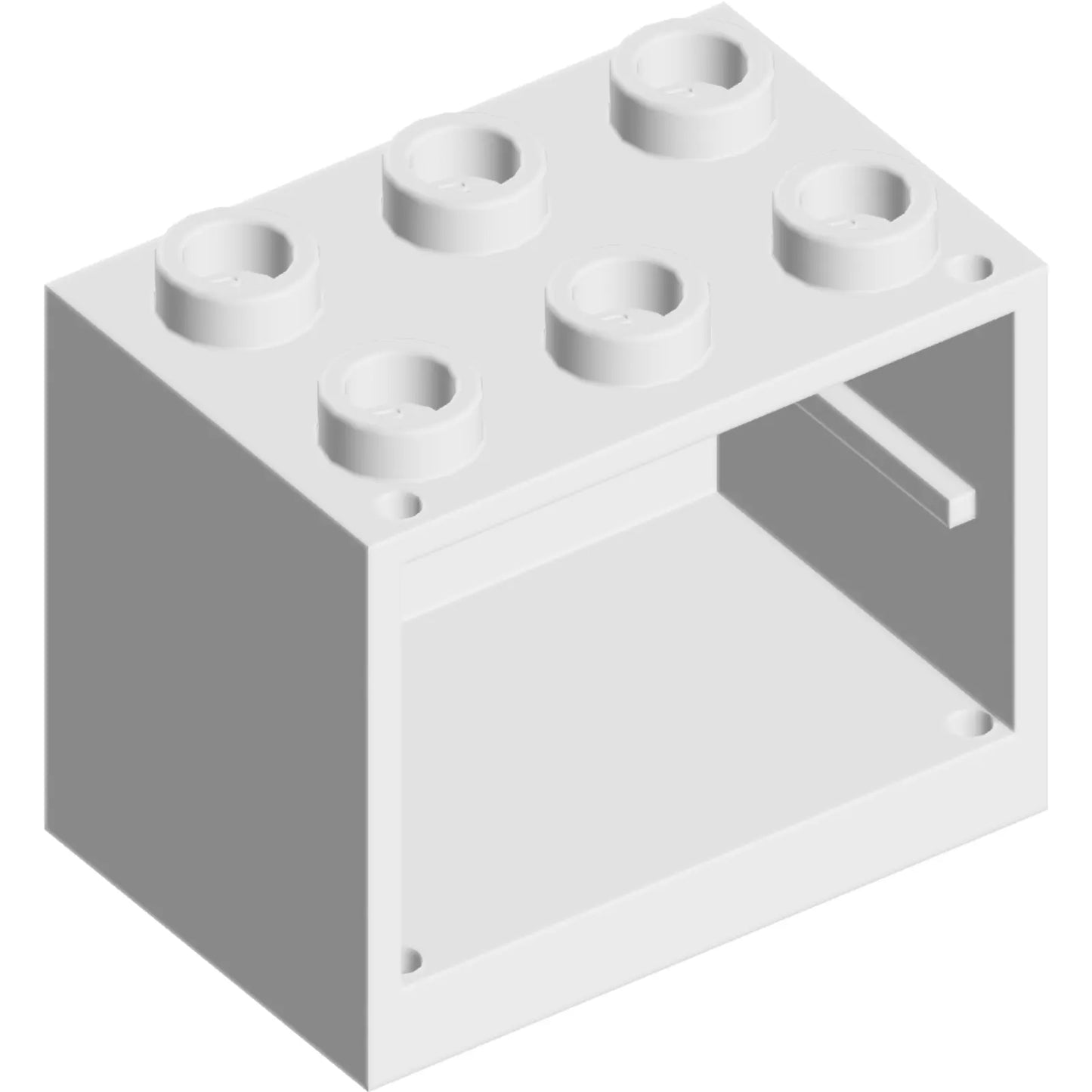 Part 4532b - Container, Cupboard 2 x 3 x 2 - Hollow Studs