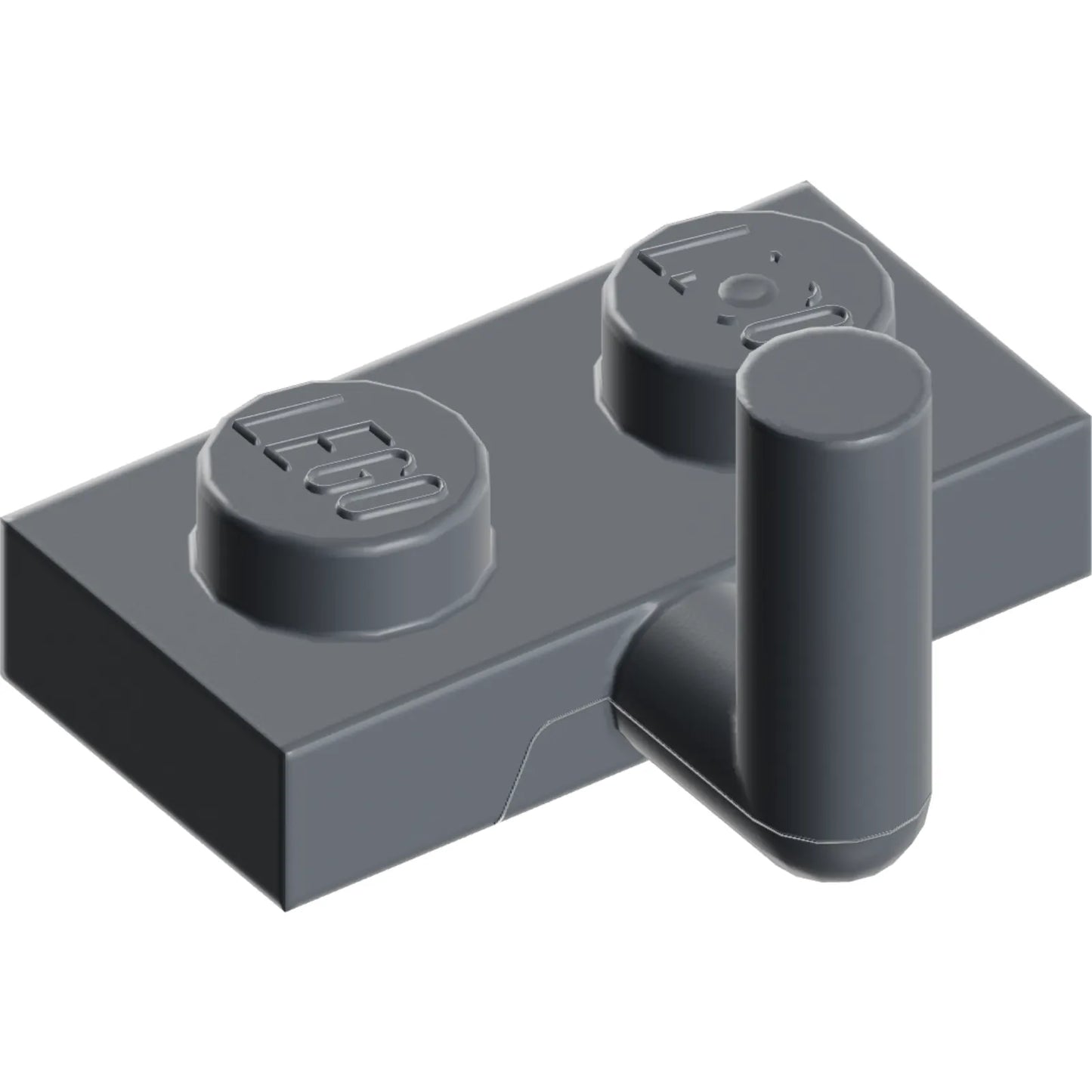 Part 4623b - Plate, Modified 1 x 2 with Bar Arm Up (Horizontal Arm 5mm)