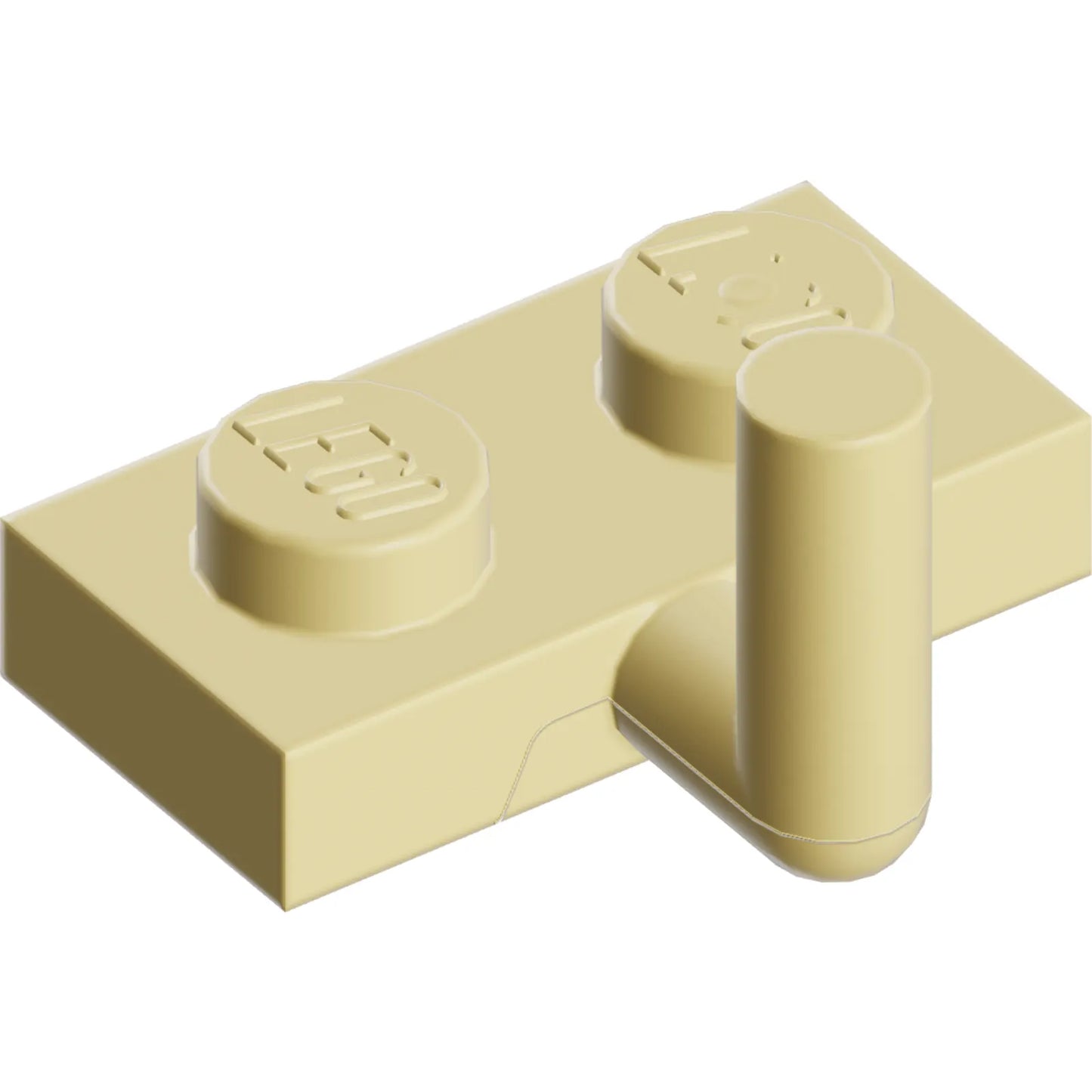 Part 4623b - Plate, Modified 1 x 2 with Bar Arm Up (Horizontal Arm 5mm)