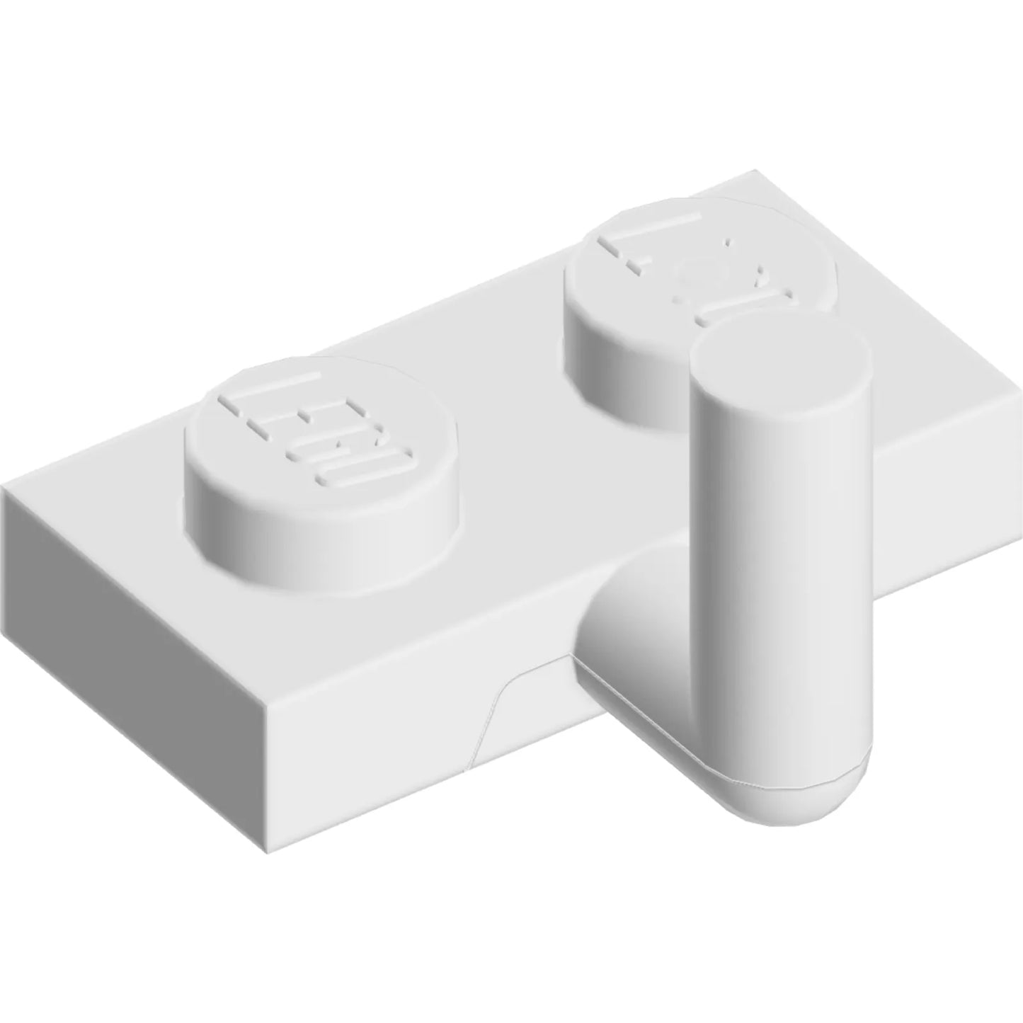 Part 4623b - Plate, Modified 1 x 2 with Bar Arm Up (Horizontal Arm 5mm)