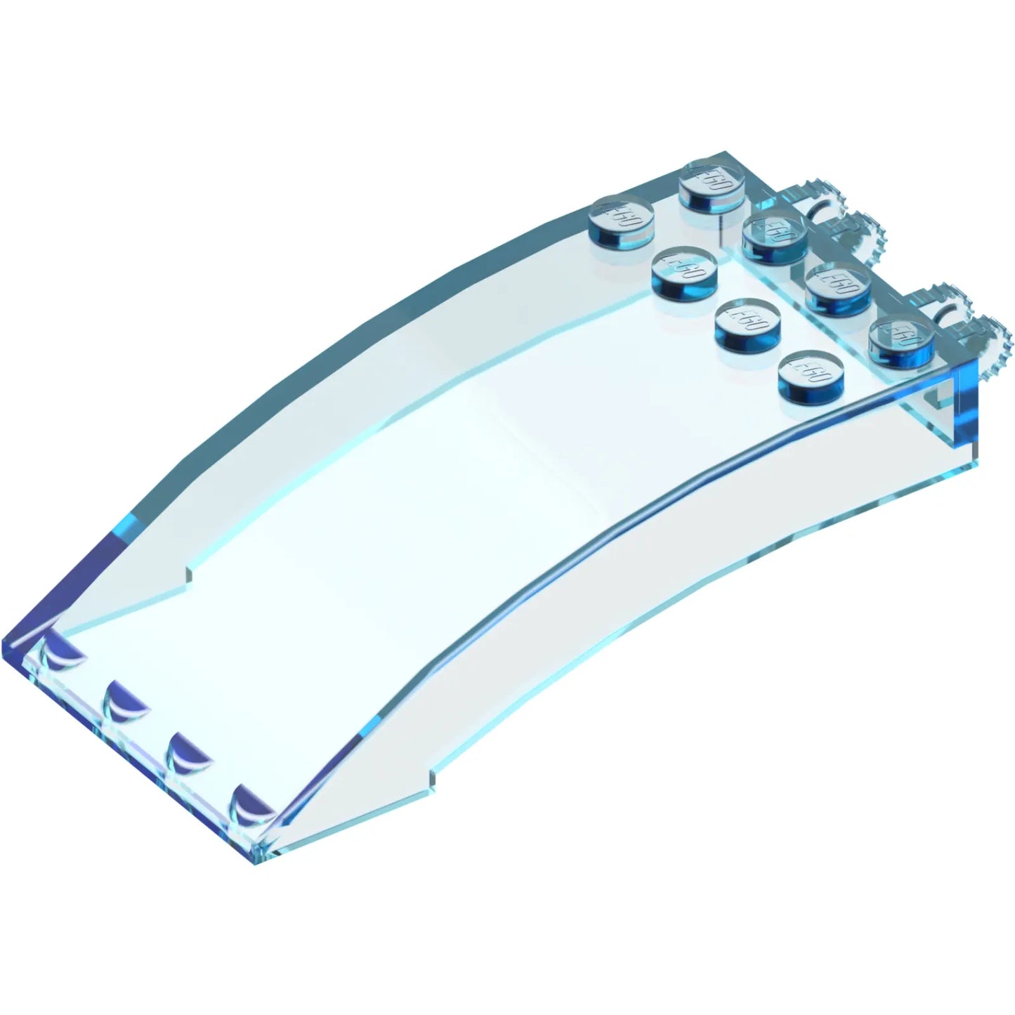 Part 46413 - Windscreen 8 x 4 x 2 Curved with Locking Dual 2 Fingers