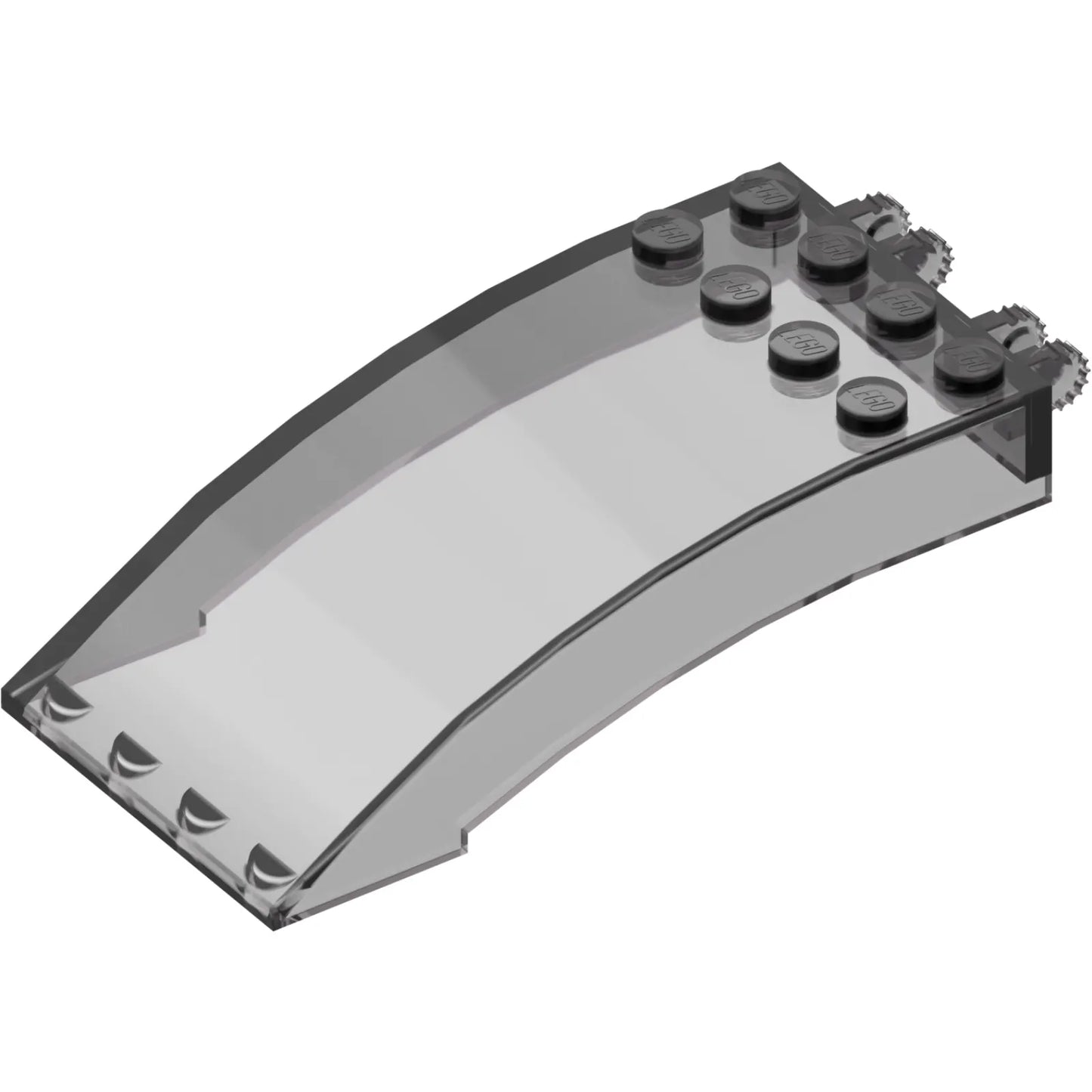 Part 46413 - Windscreen 8 x 4 x 2 Curved with Locking Dual 2 Fingers