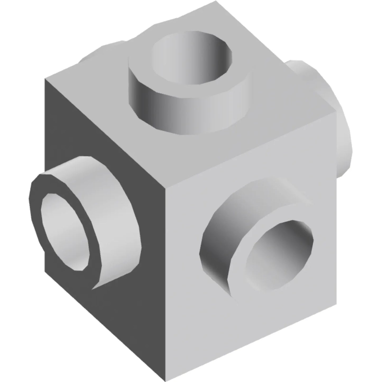 Part 4733 - Brick, Modified 1 x 1 with Studs on 4 Sides