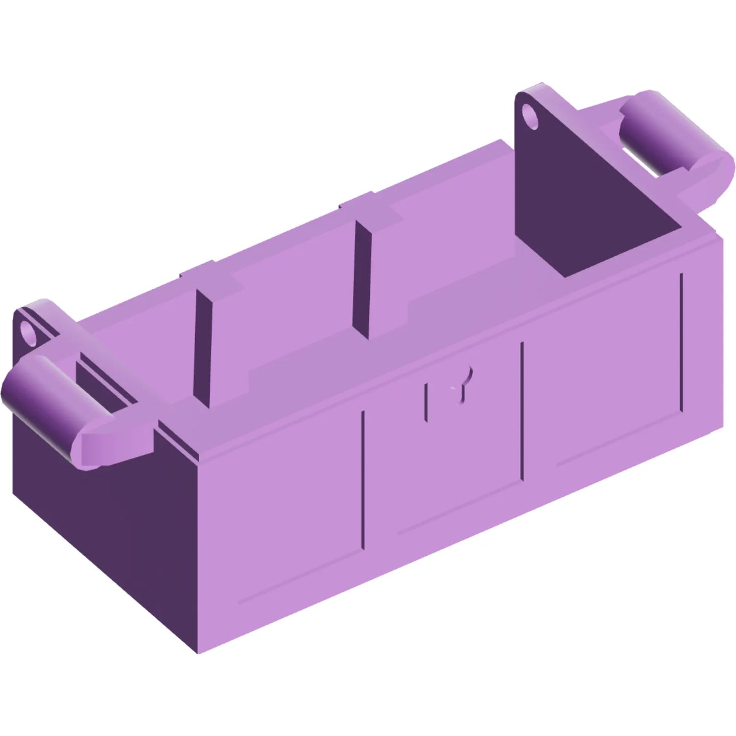 Part 4738a - Container, Treasure Chest Bottom with Slots in Back
