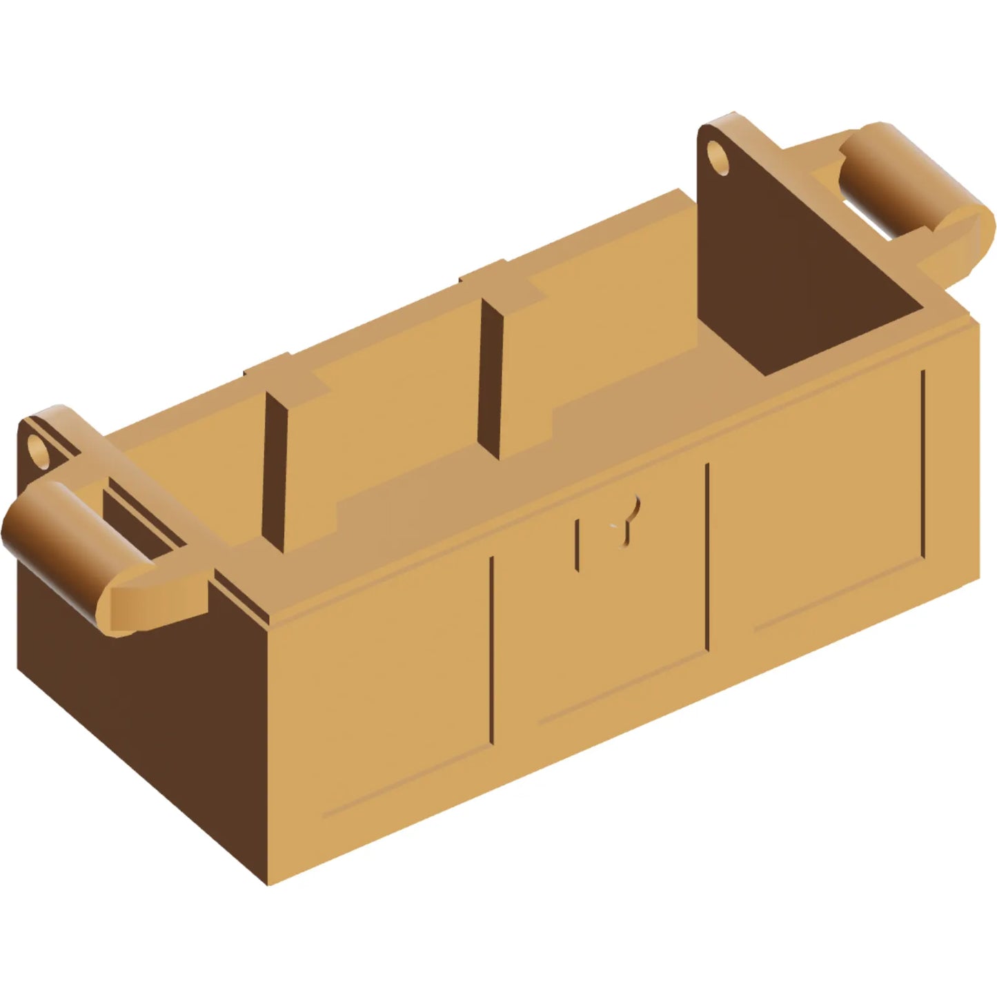 Part 4738a - Container, Treasure Chest Bottom with Slots in Back