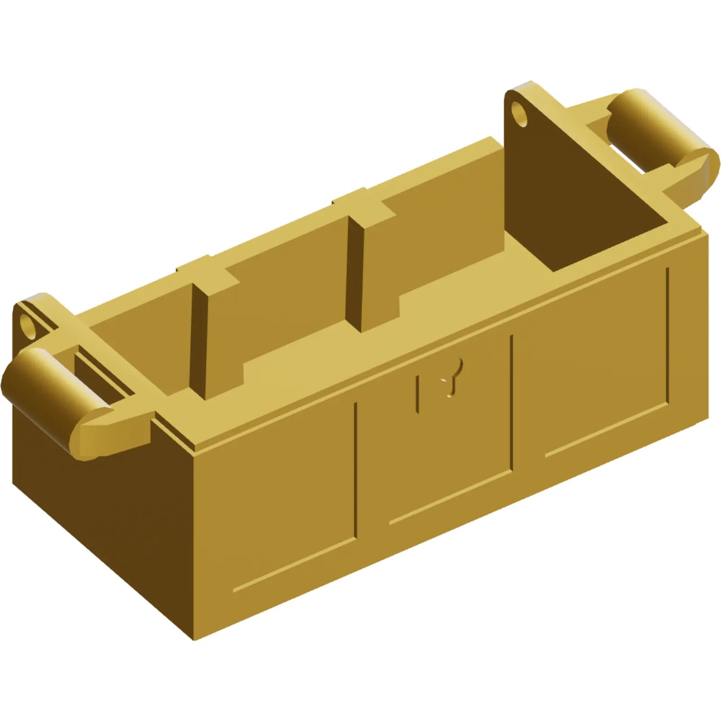 Part 4738a - Container, Treasure Chest Bottom with Slots in Back