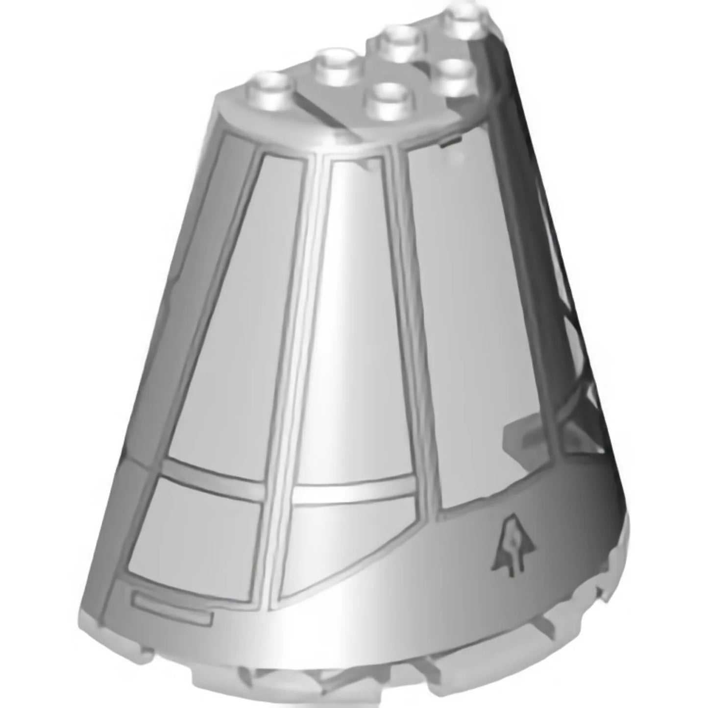 Part 47543pb05 - Cone Half 8 x 4 x 6 with Millennium Falcon Cockpit Pattern 2