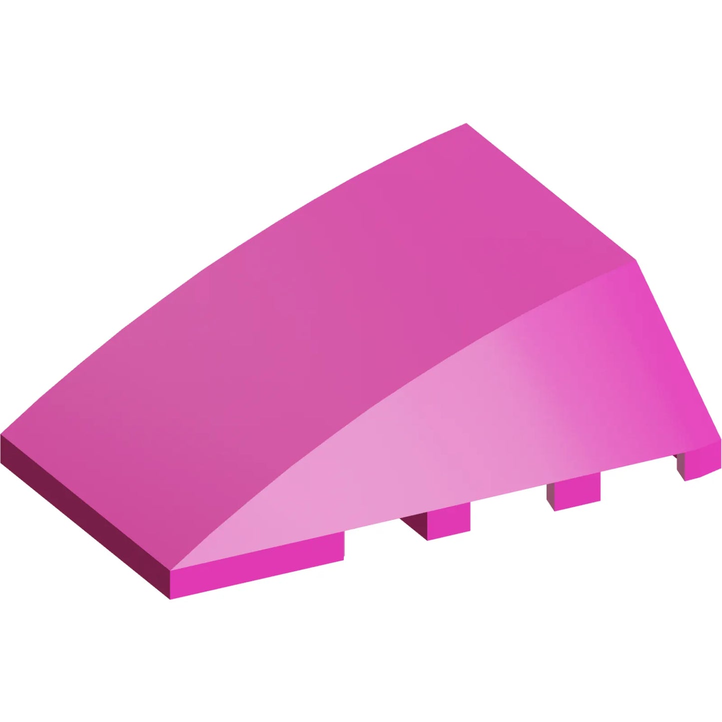 Part 47753 - Wedge 4 x 4 Triple Curved No Studs