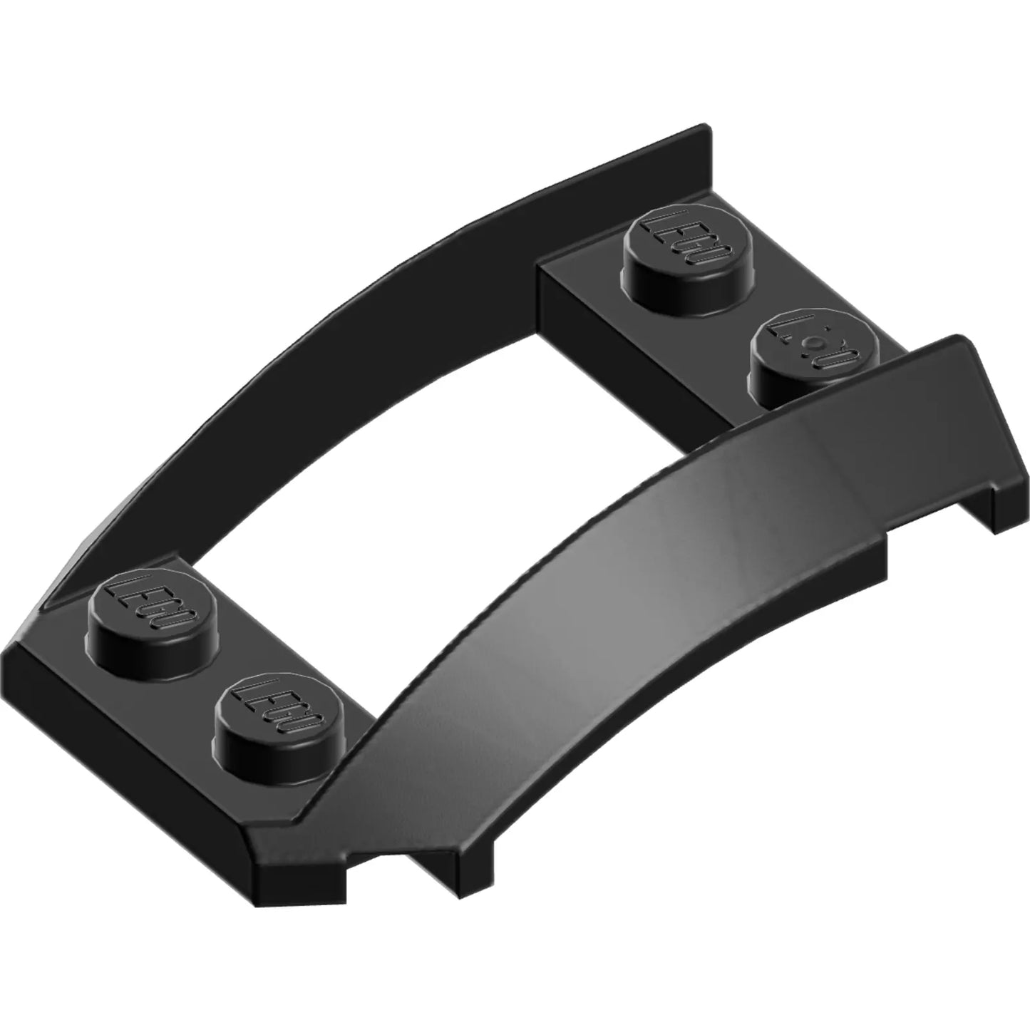 Part 47755 - Wedge 4 x 3 Open with Cutout and 4 Studs