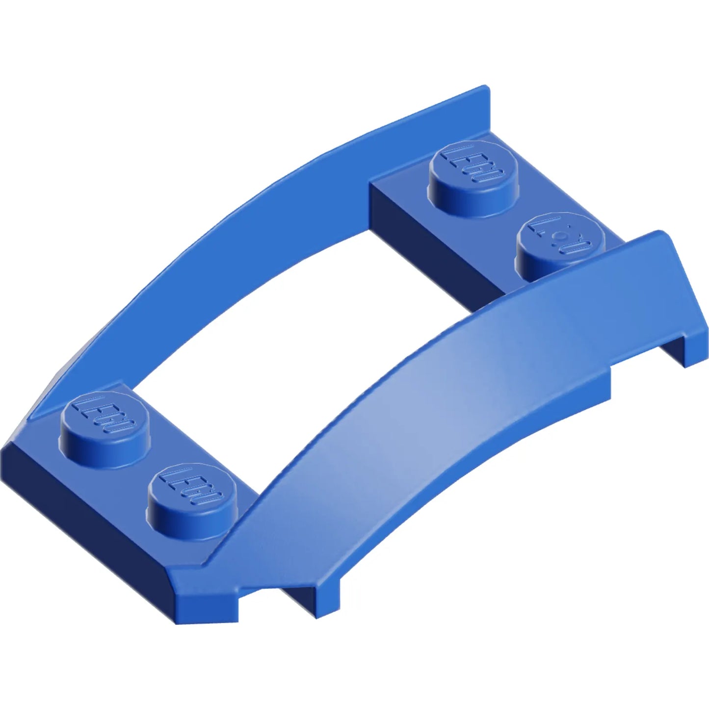 Part 47755 - Wedge 4 x 3 Open with Cutout and 4 Studs