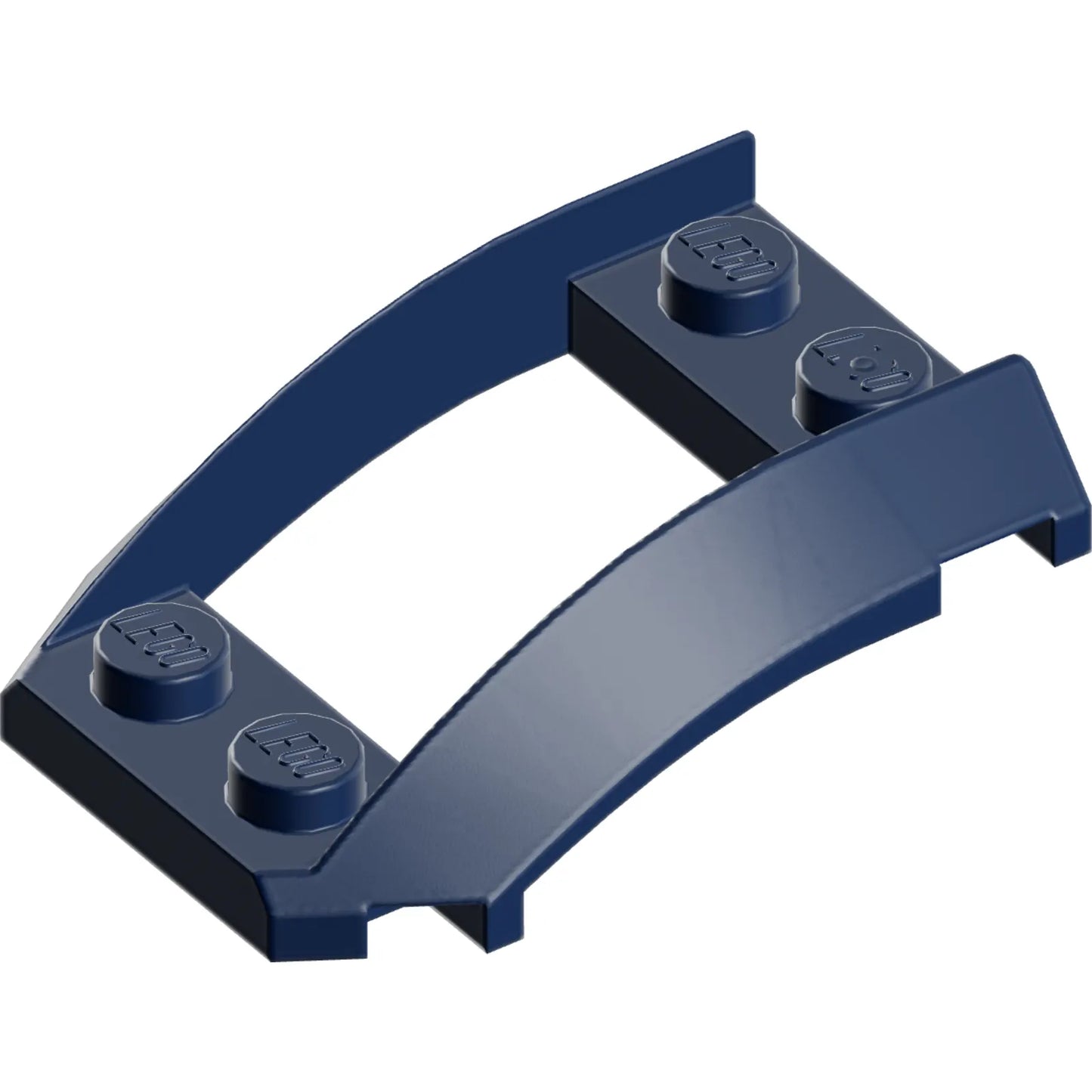 Part 47755 - Wedge 4 x 3 Open with Cutout and 4 Studs
