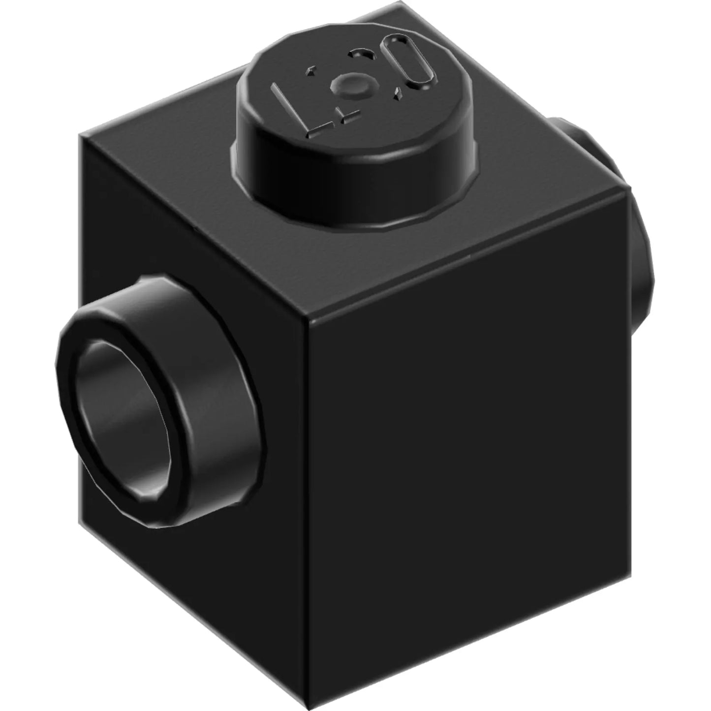 Teil 47905 - Stein, modifiziert 1 x 1 mit Noppen auf 2 Seiten, gegenüber
