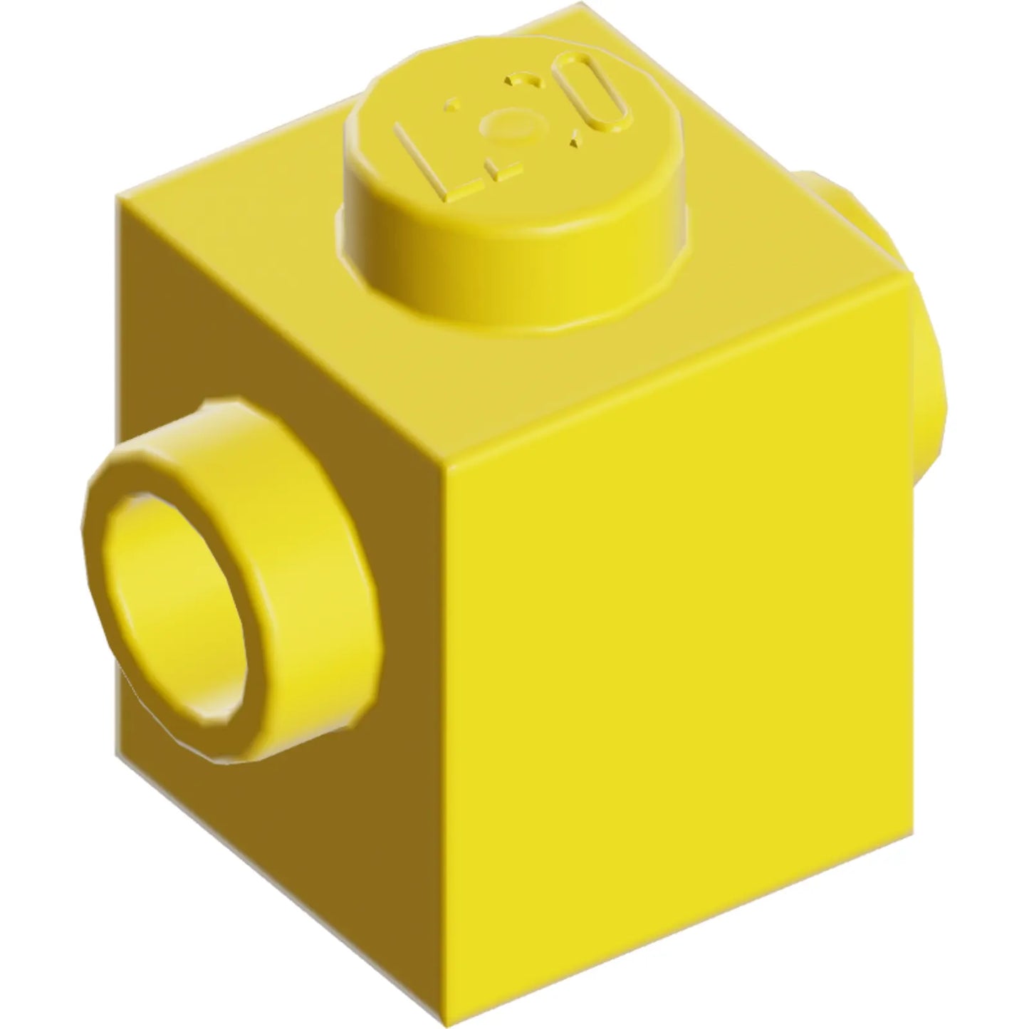 Teil 47905 - Stein, modifiziert 1 x 1 mit Noppen auf 2 Seiten, gegenüber