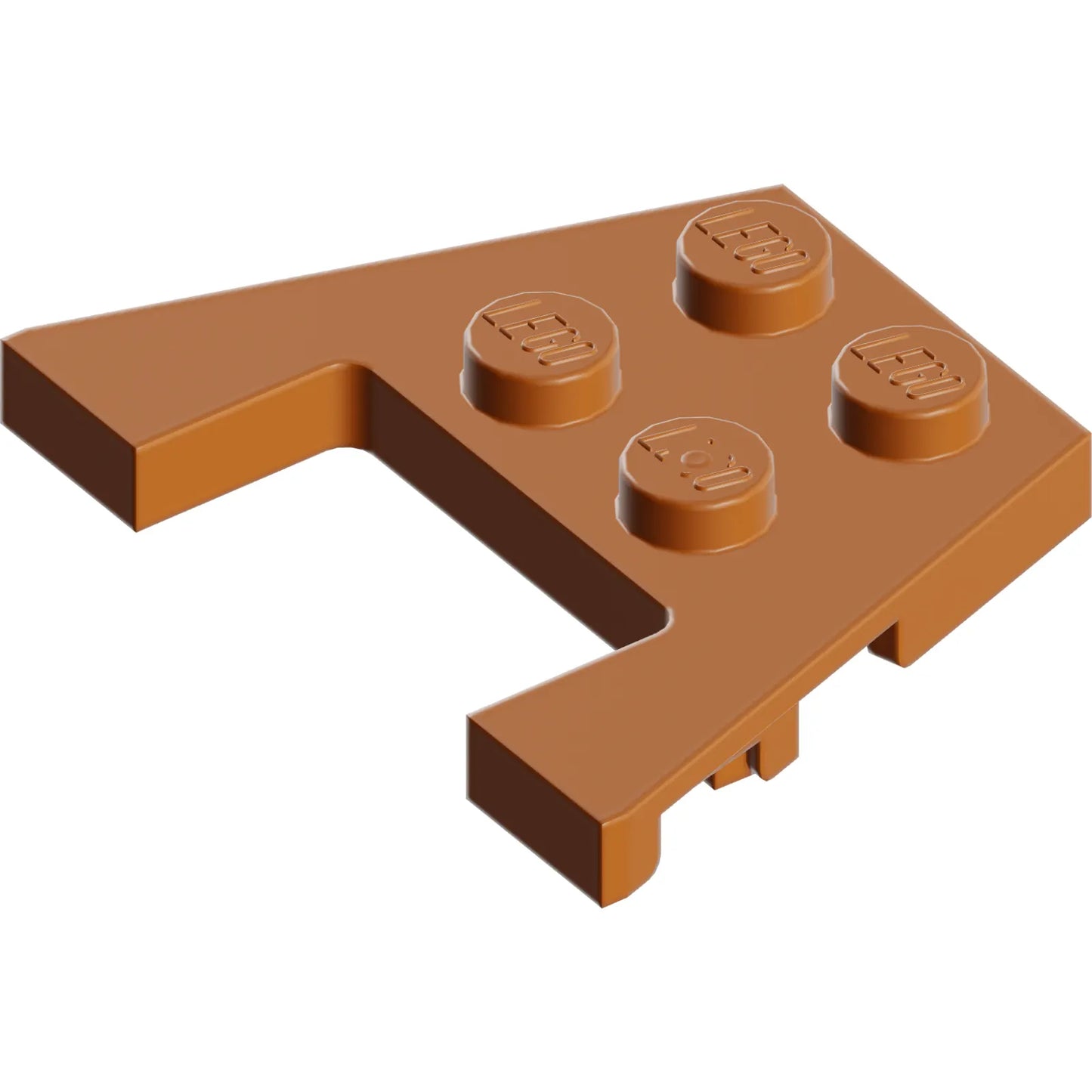 Teil 48183 - Keil, Platte 3 x 4 mit Bolzenkerben