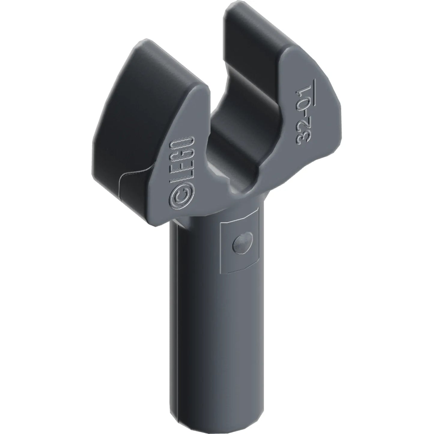 Part 48729b - Bar 1L with Clip Mechanical Claw - Cut Edges and Hole on Side