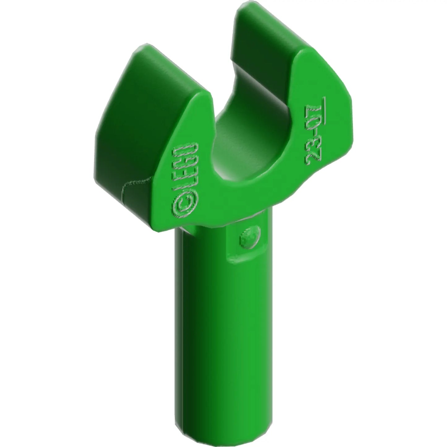 Part 48729b - Bar 1L with Clip Mechanical Claw - Cut Edges and Hole on Side