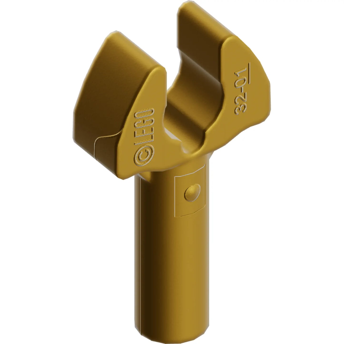 Part 48729b - Bar 1L with Clip Mechanical Claw - Cut Edges and Hole on Side