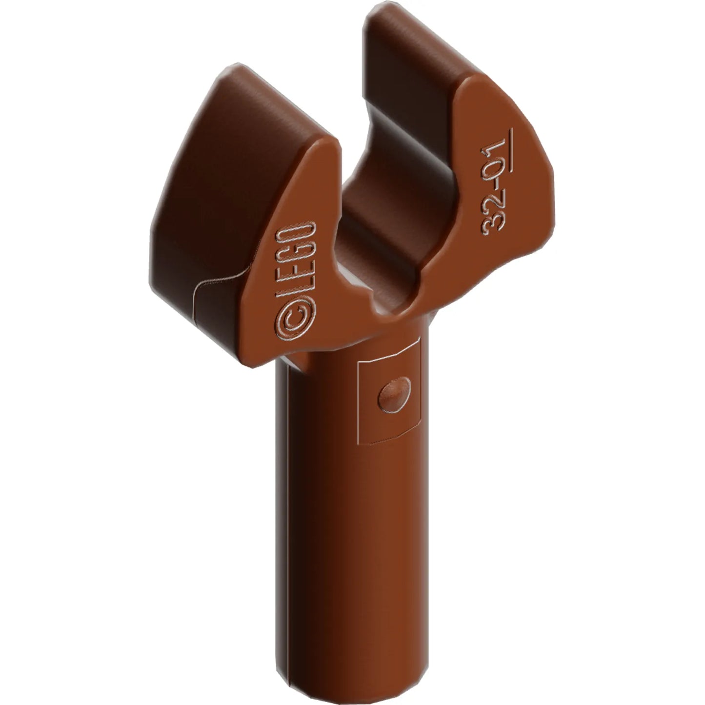 Part 48729b - Bar 1L with Clip Mechanical Claw - Cut Edges and Hole on Side