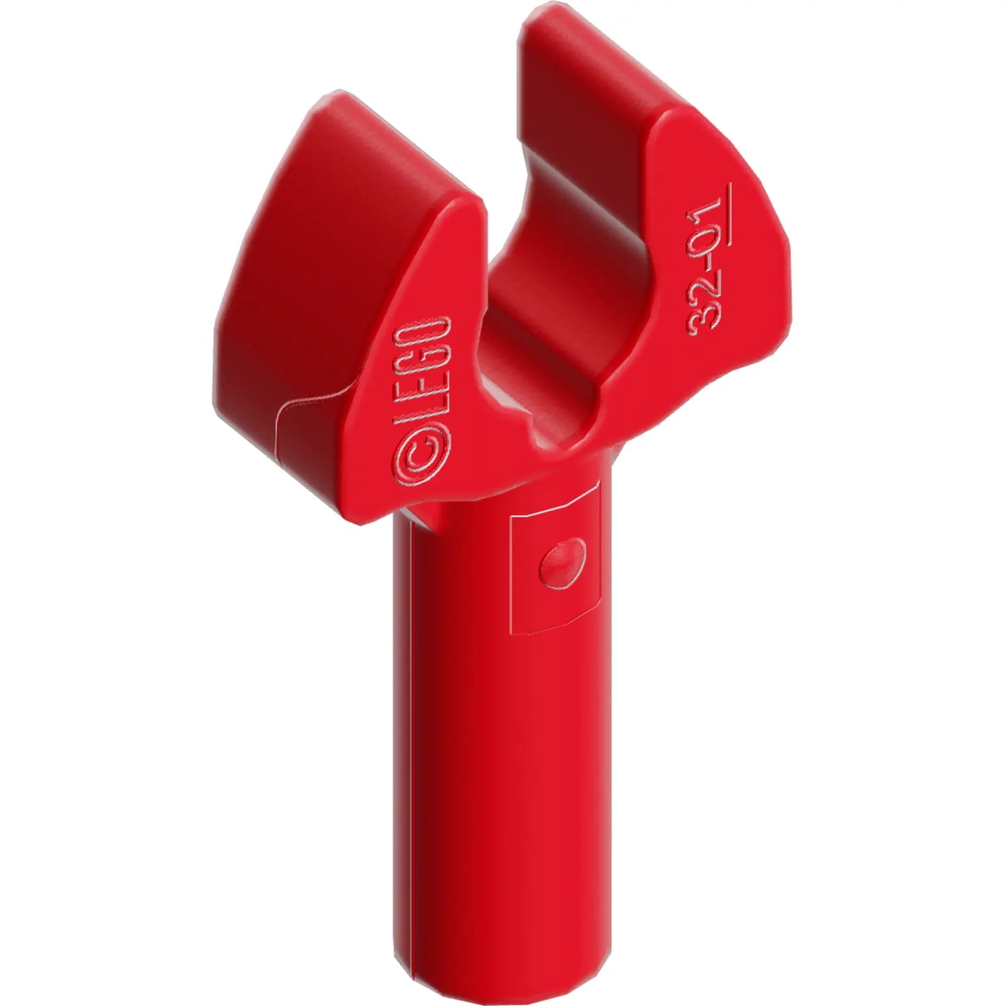 Part 48729b - Bar 1L with Clip Mechanical Claw - Cut Edges and Hole on Side