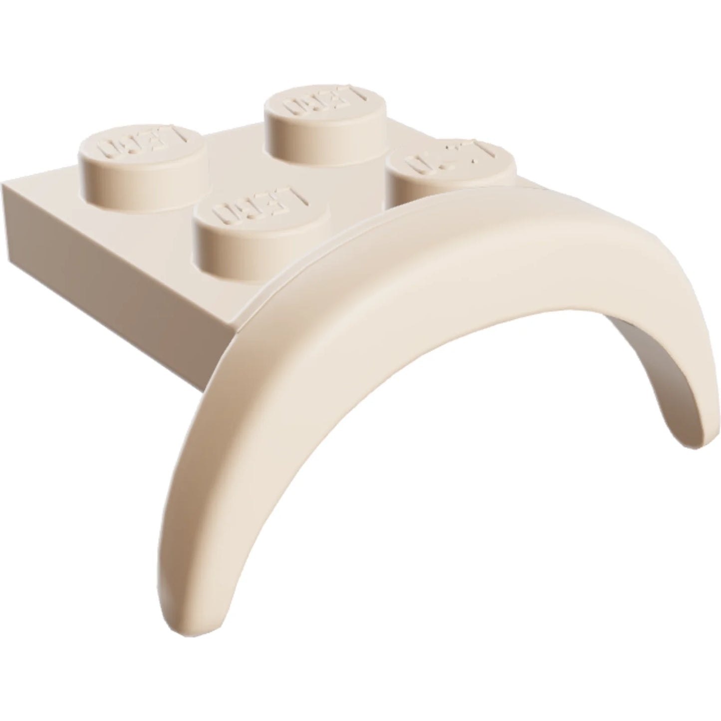 Part 49097 - Vehicle, Mudguard 3 x 3 x 1 with Arch Round