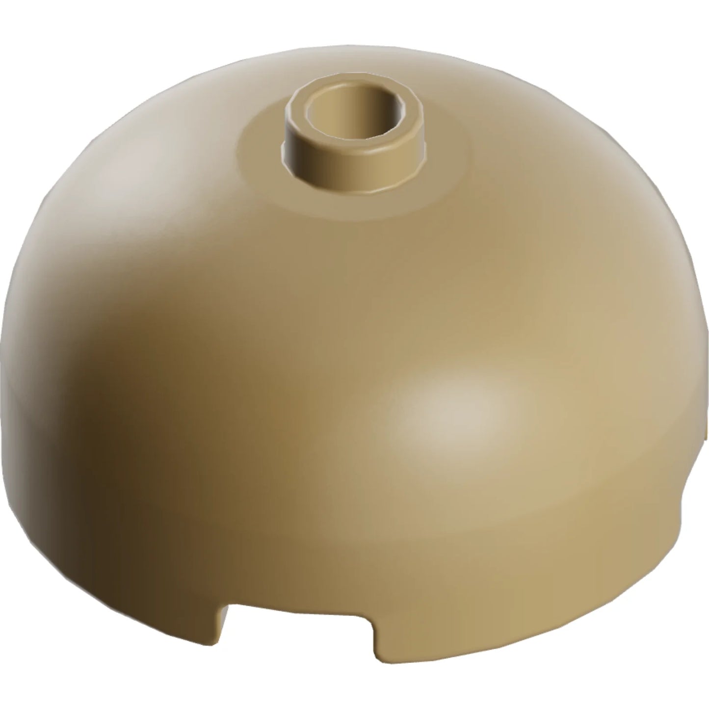 Part 49308 - Brick, Round 3 x 3 x 1 1/3 Dome Top - Open Stud