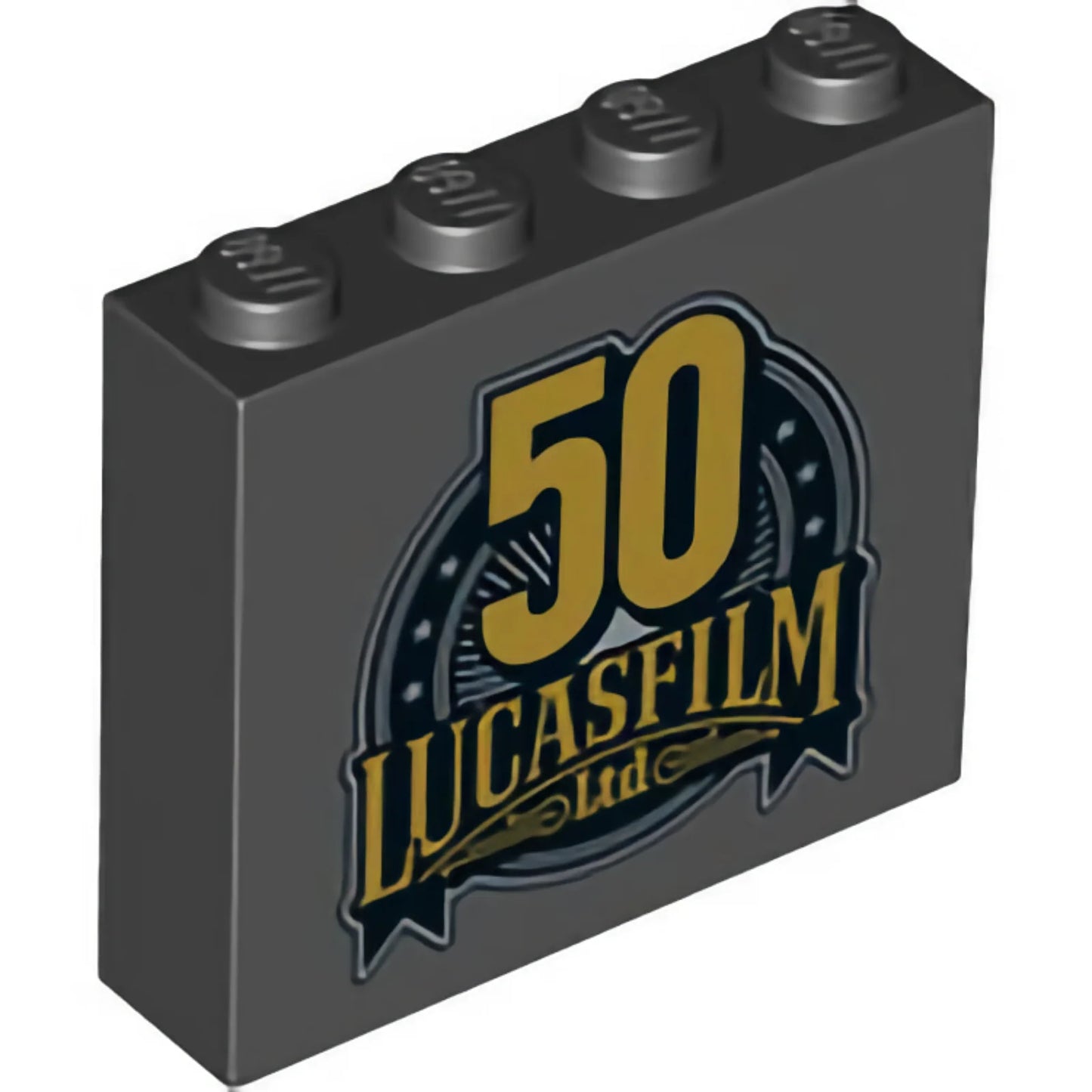 Part 49311pb014 - Brick 1 x 4 x 3 with Number 50 and 'LUCASFILM Ltd' Pattern