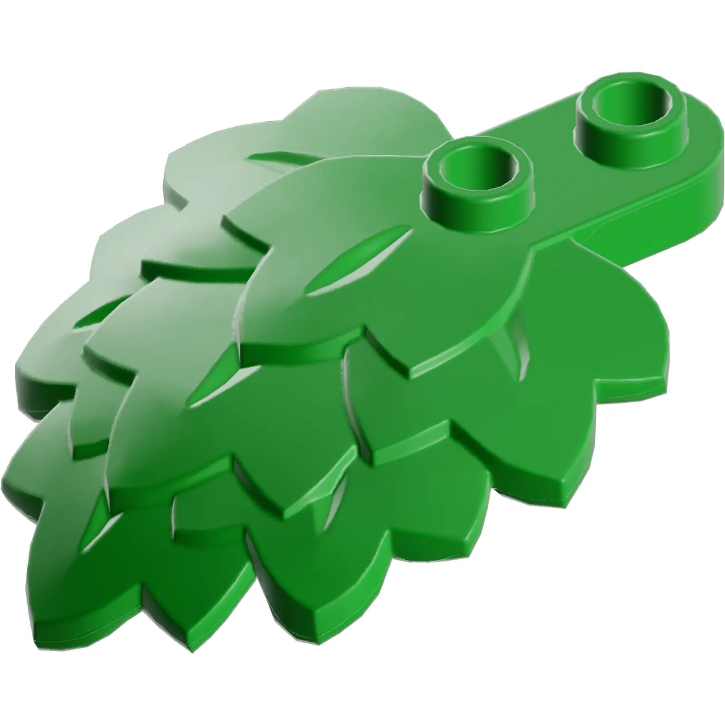 Part 5058 - Plant Plate, Round 1 x 2 with Layered Leaves