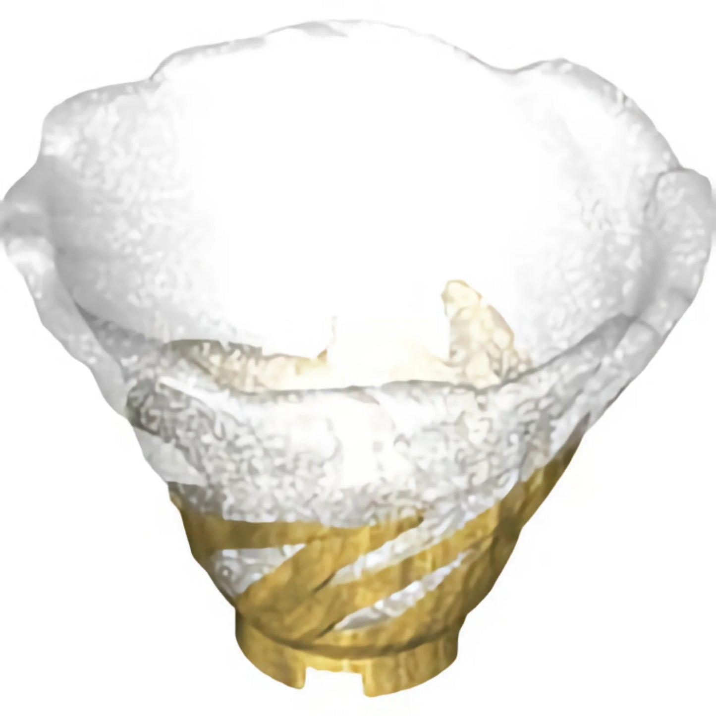 Part 50663pb09 - Tornado Spiral with Molded Glitter Trans-Clear Top Pattern